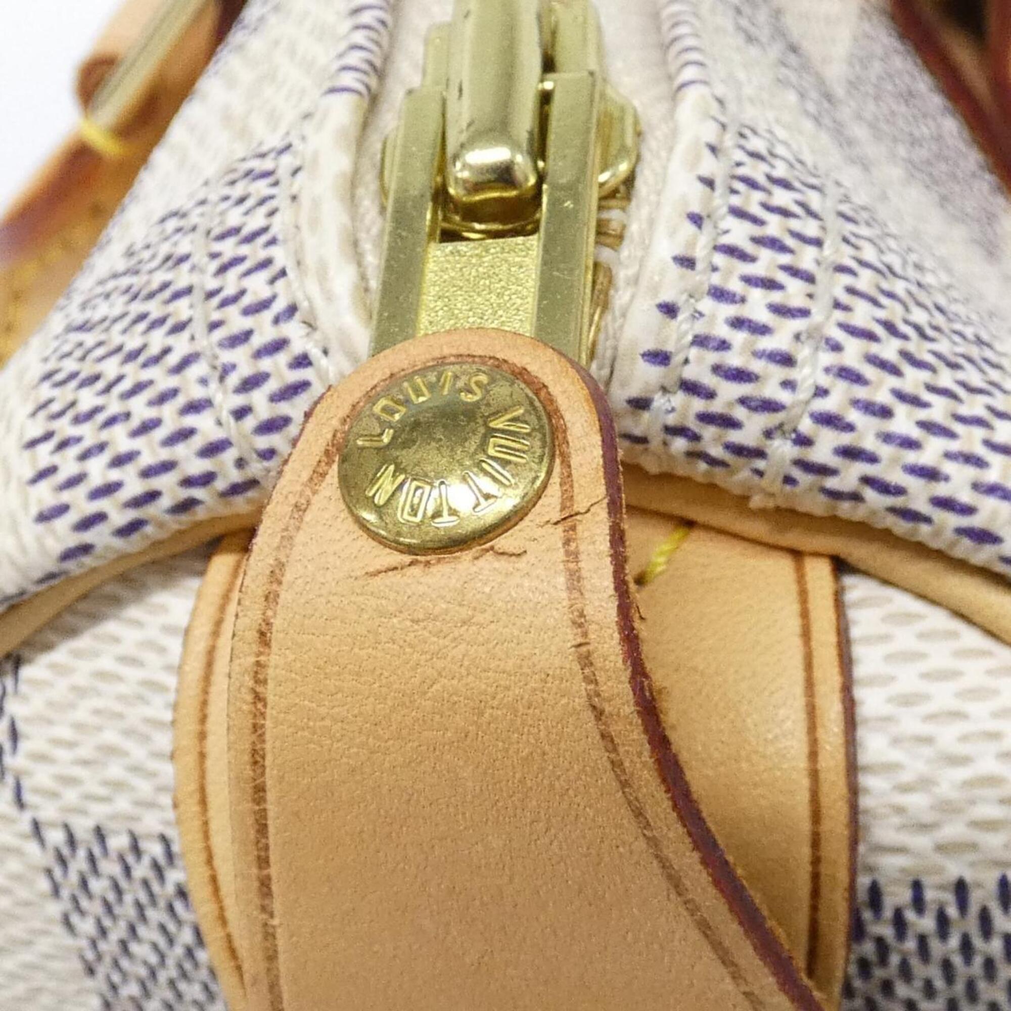 Louis Vuitton Azur Coated Canvas Boston Bag (Pre-Owned)