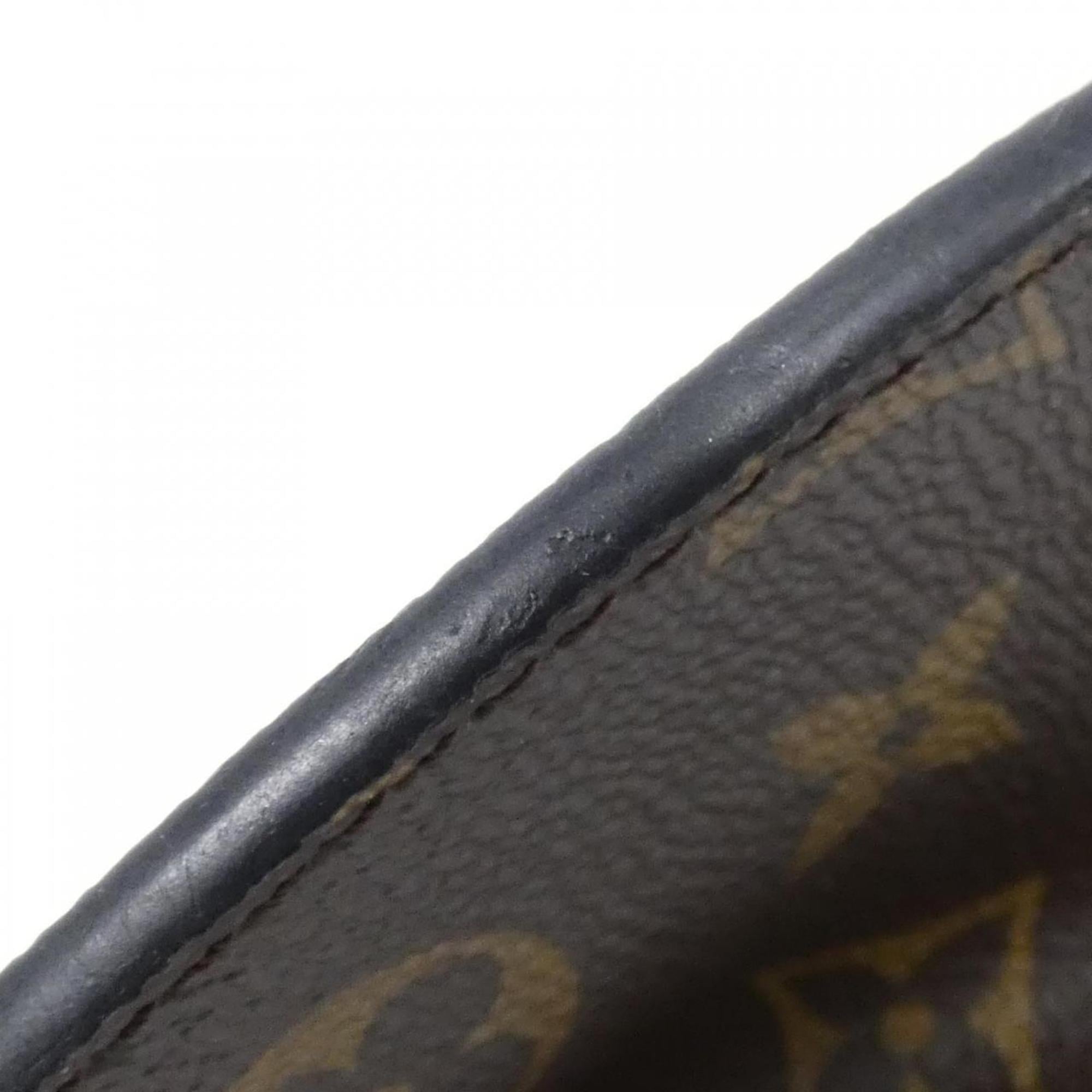 Louis Vuitton Monogram Marron Coated Canvas Shoulder Bag (Pre-Owned)