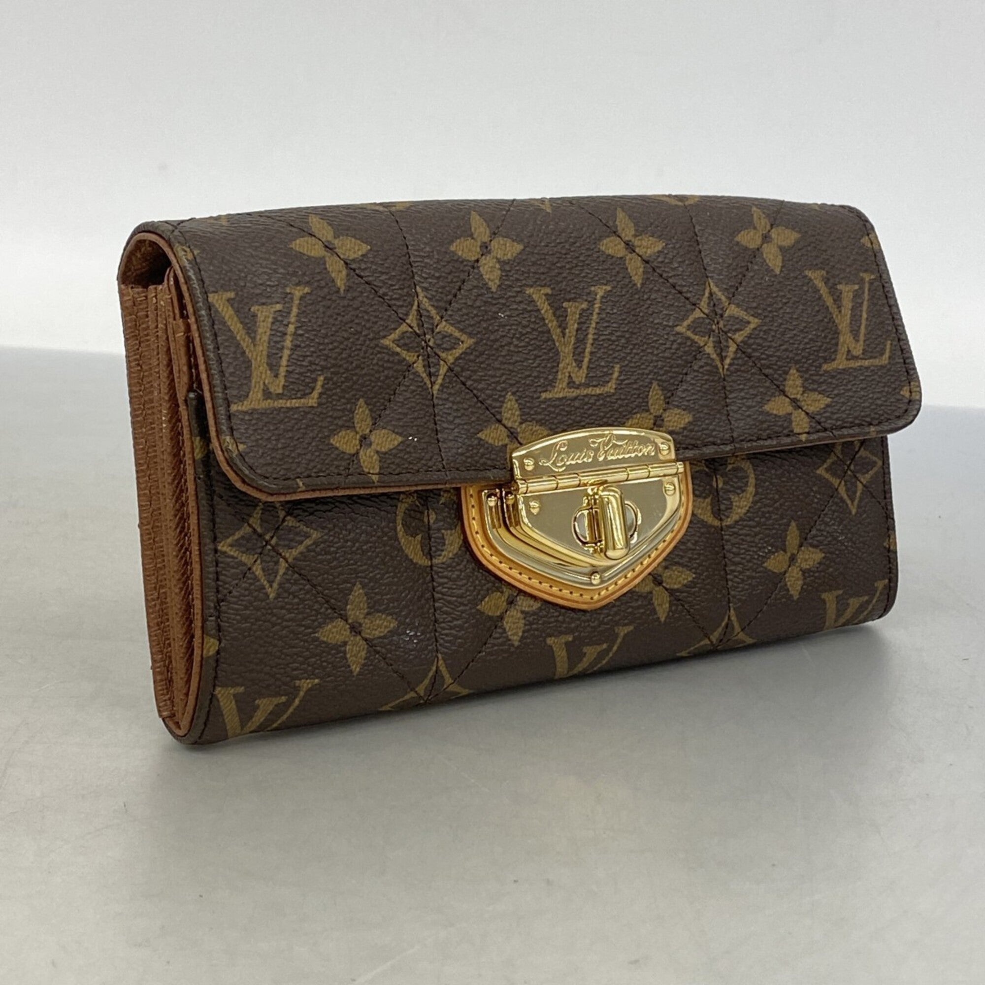 Louis Vuitton Brown Long Wallet (Bi-Fold) (Pre-Owned)