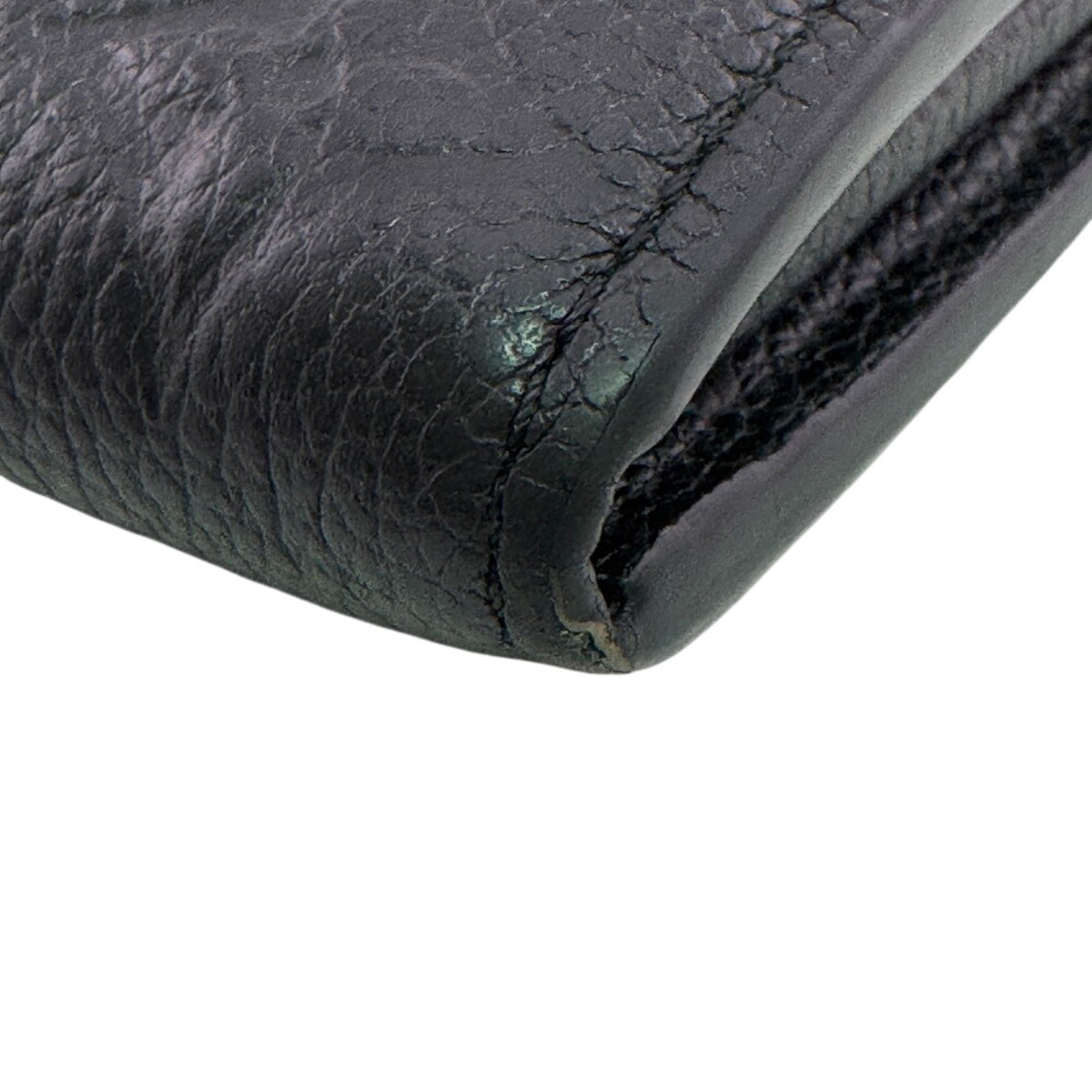 Louis Vuitton Monogram Empreinte Black Noir Leather Long Wallet (Bi-Fold) (Pre-Owned)