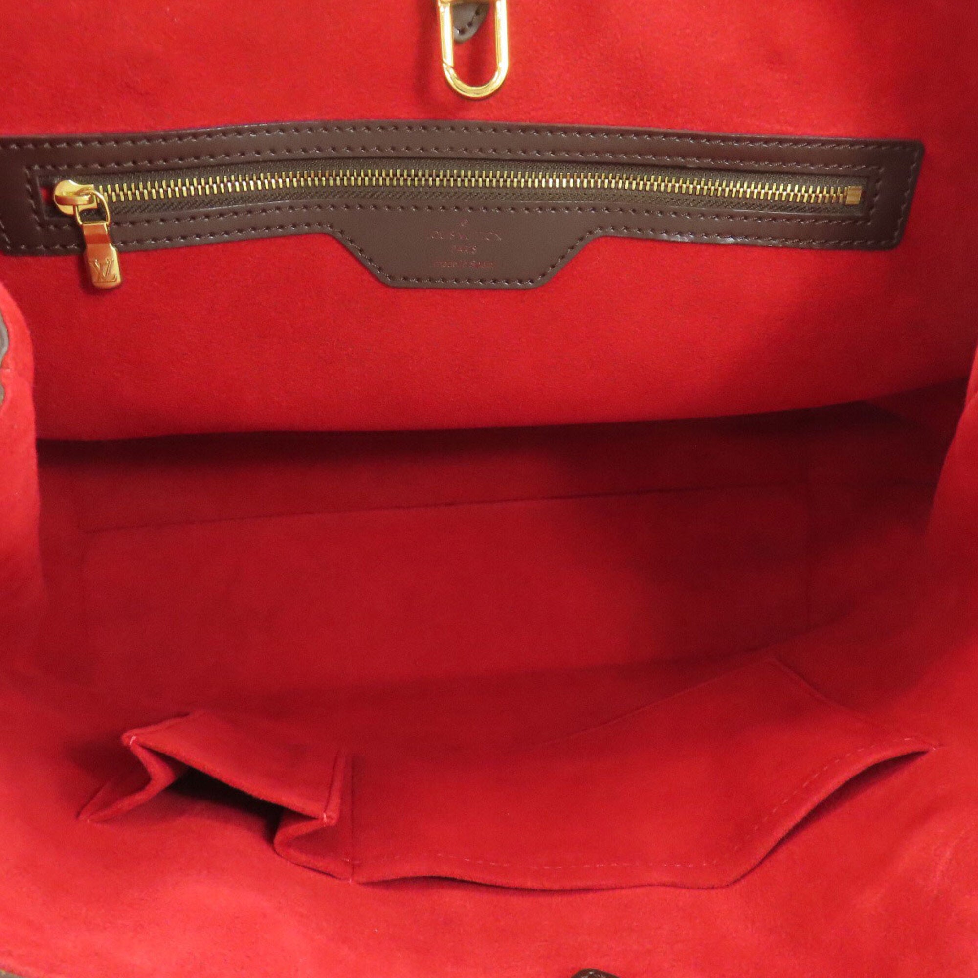Louis Vuitton Damier Damier Canvas Ebene Damier Canvas Tote Bag (Pre-Owned)
