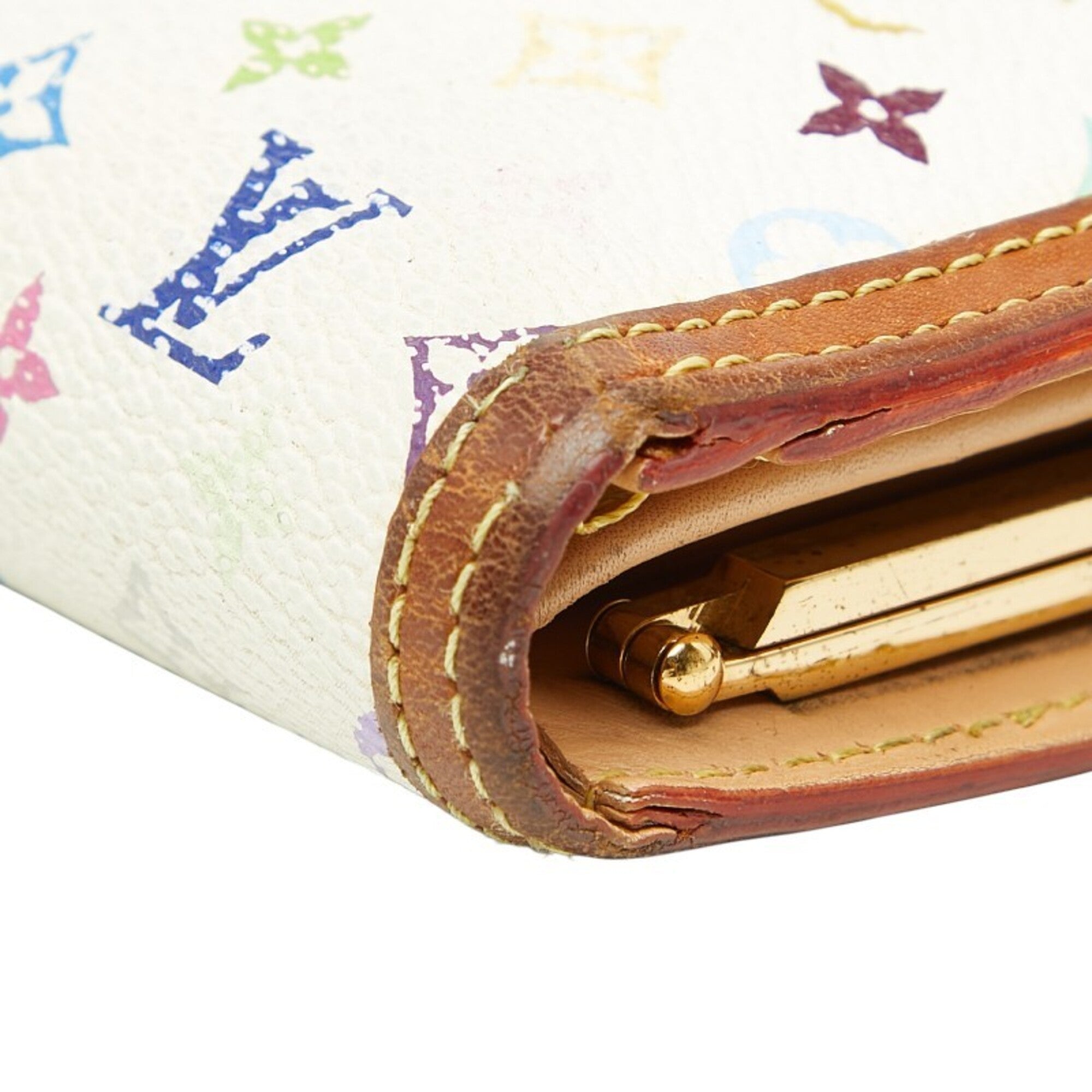 Louis Vuitton Multi-Color Pvc Leather Wallet (Bi-Fold) (Pre-Owned)