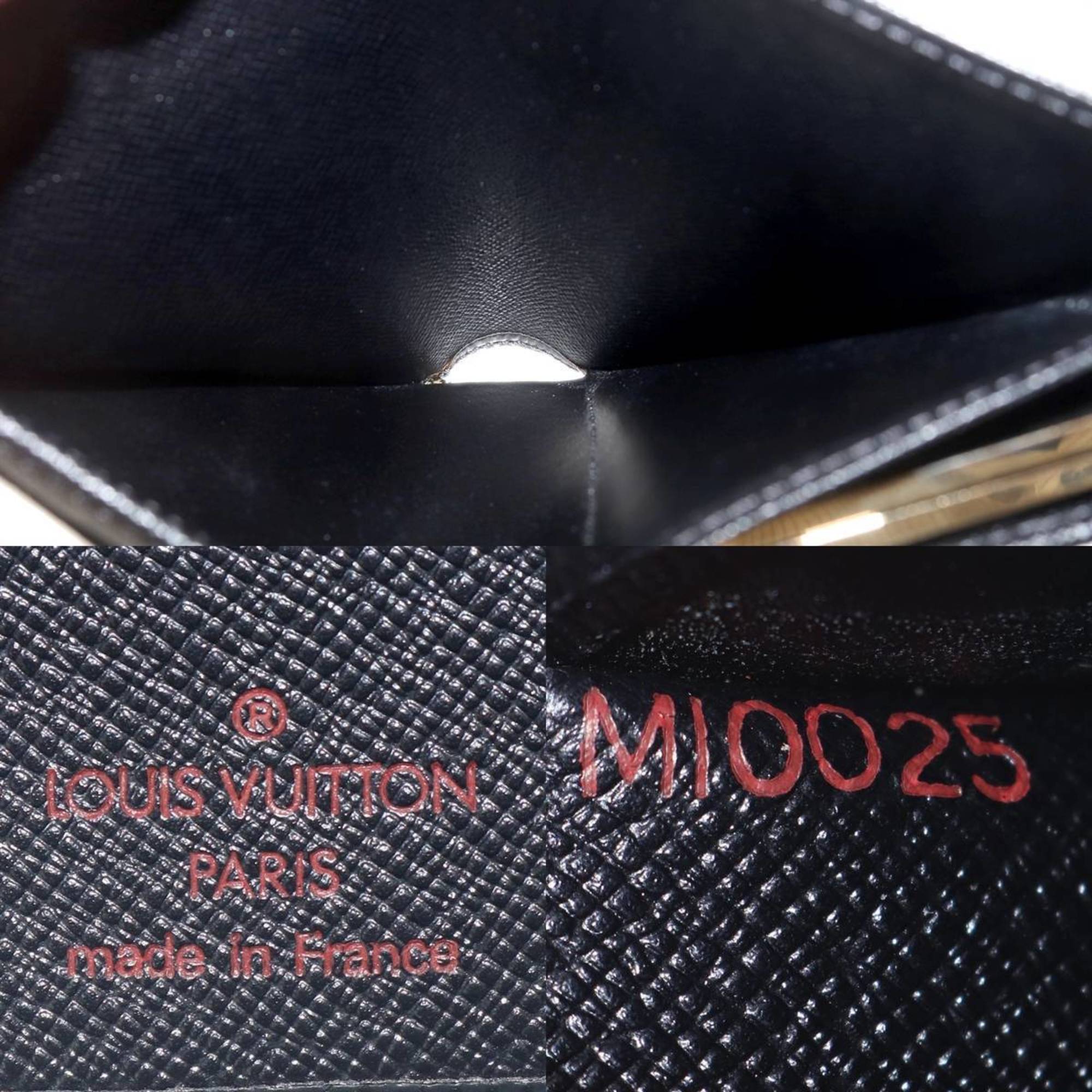 Louis Vuitton Noir Wallet (Bi-Fold) (Pre-Owned)