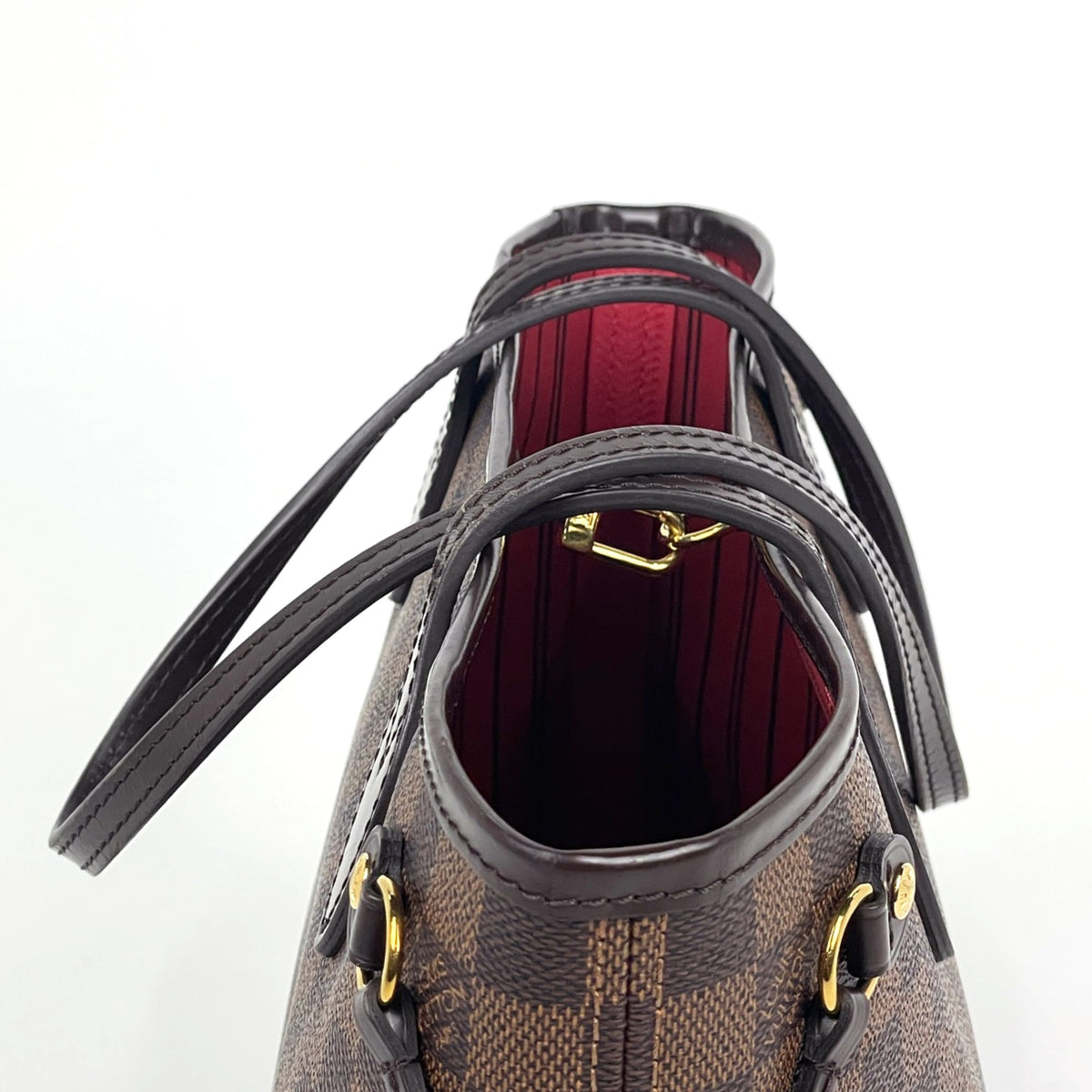 Louis Vuitton Brown Damier Canvas Handbag Tote Bag (Pre-Owned)