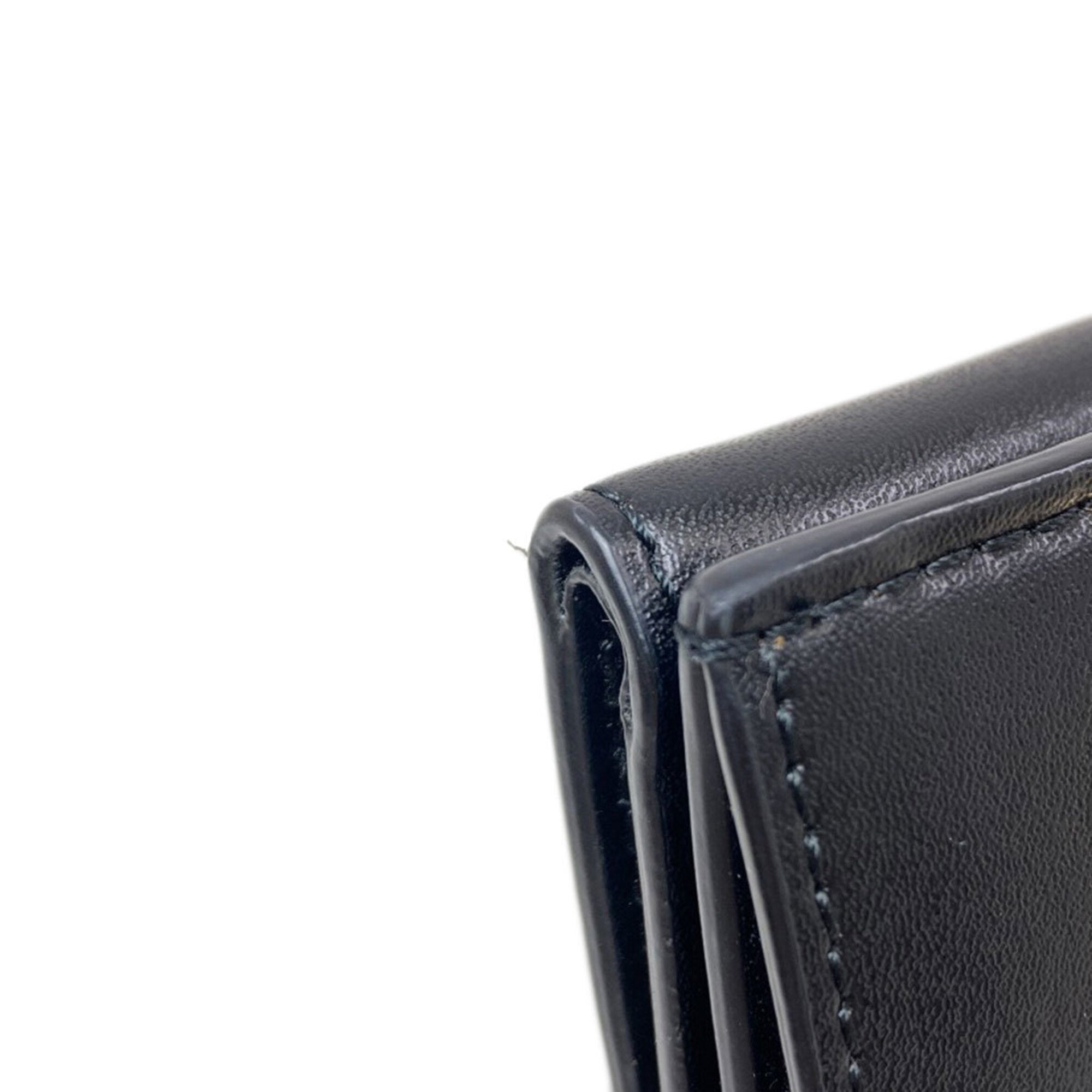 Fendi Black Leather Wallet (Bi-Fold) (Pre-Owned)