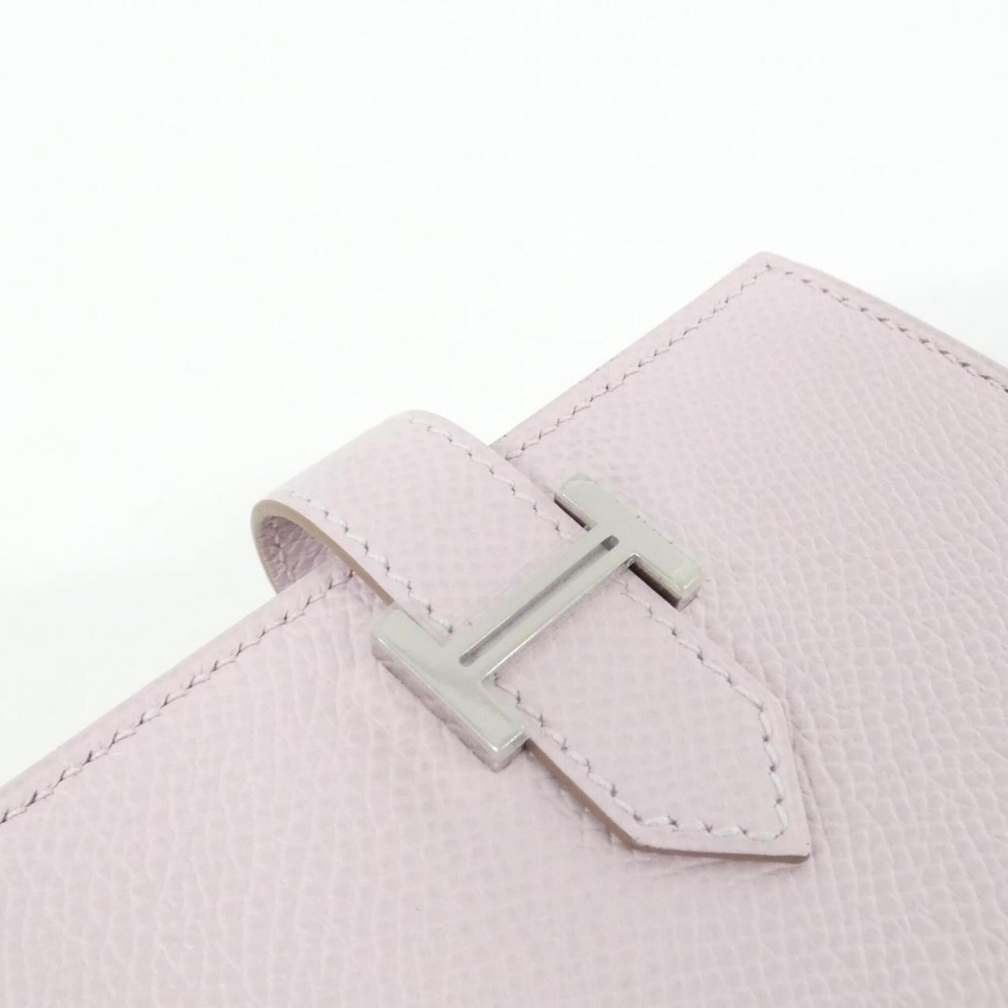 Hermes Light Pink Epsom Leather Wallet (Bi-Fold) (Pre-Owned)