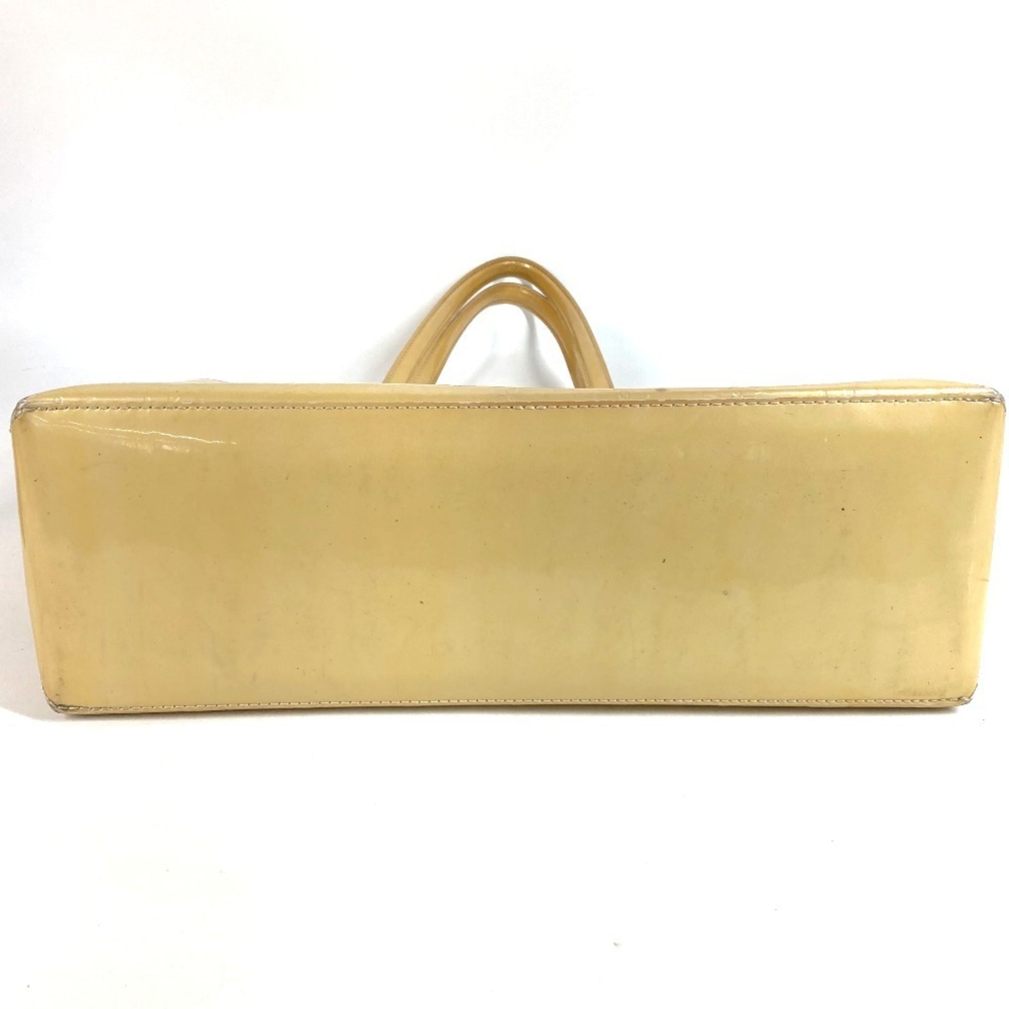 Louis Vuitton Beige Blanc Corail Monogram Vernis Handbag Shoulder Bag Tote Bag (Pre-Owned)