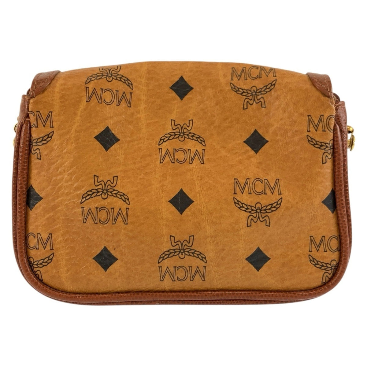 Mcm Brown Pvc Pochette Shoulder Bag (Pre-Owned)