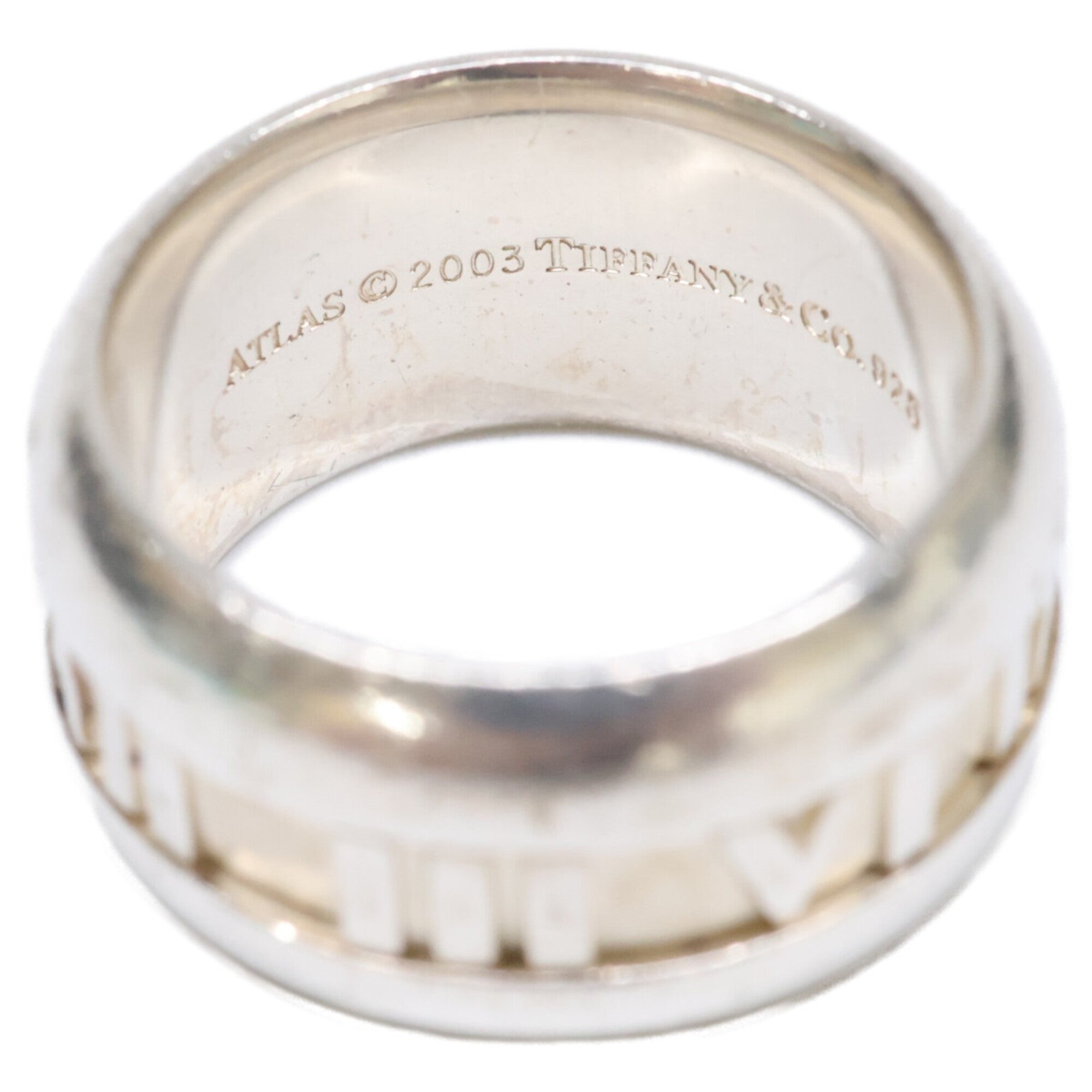 Tiffany Silver Silver 925 Band Ring (Pre-Owned)