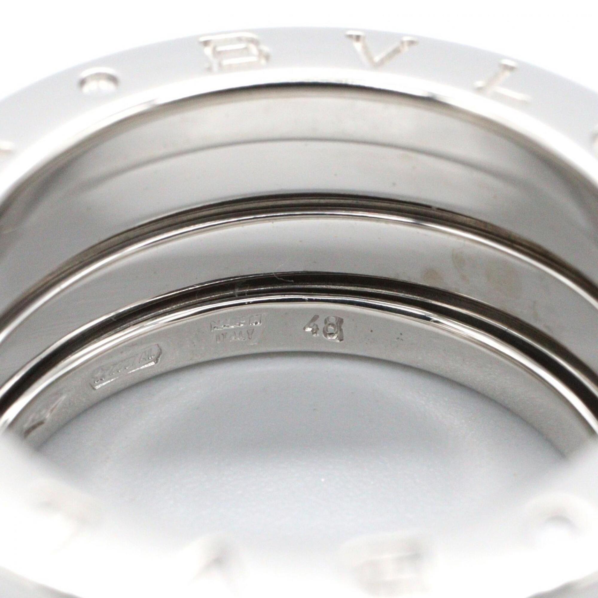 Bvlgari Silver White Gold (18K) Band Ring (Pre-Owned)