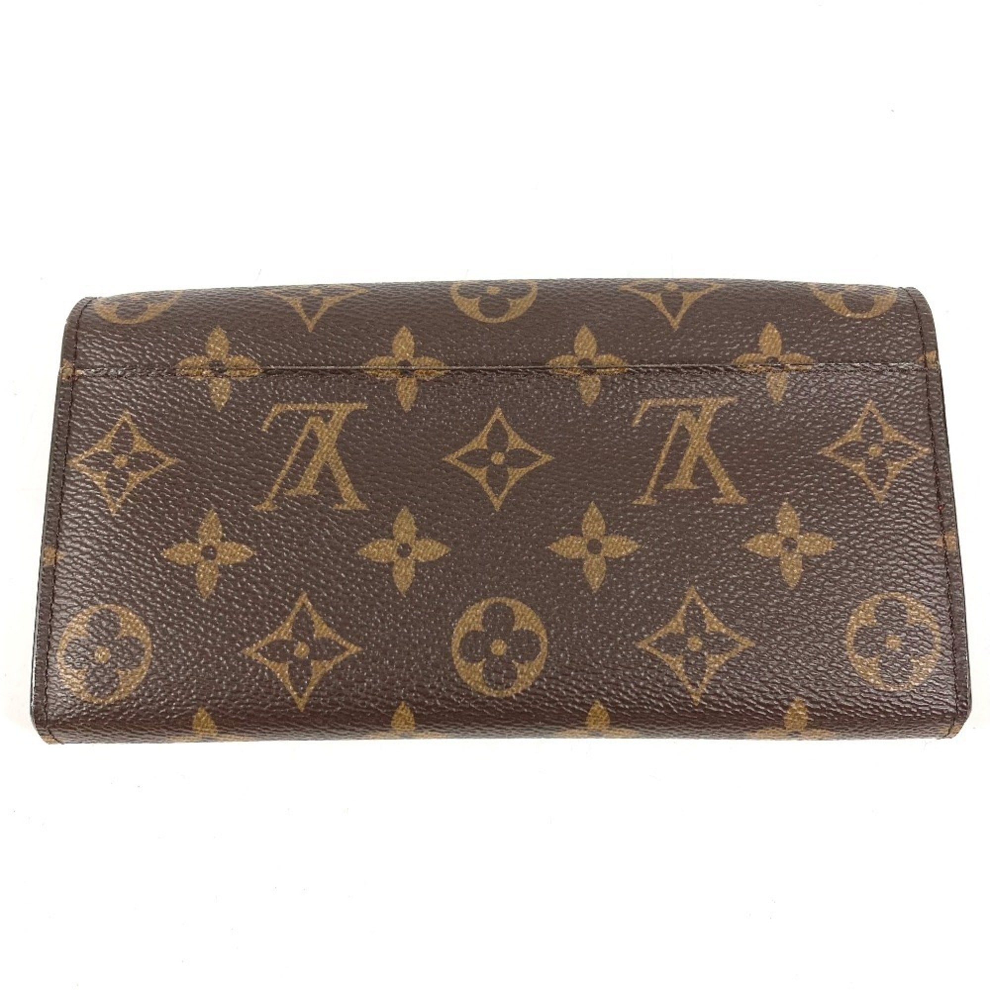 Louis Vuitton Brown Coquelicots Galle Monogram Monogram Long Wallet (Bi-Fold) (Pre-Owned)