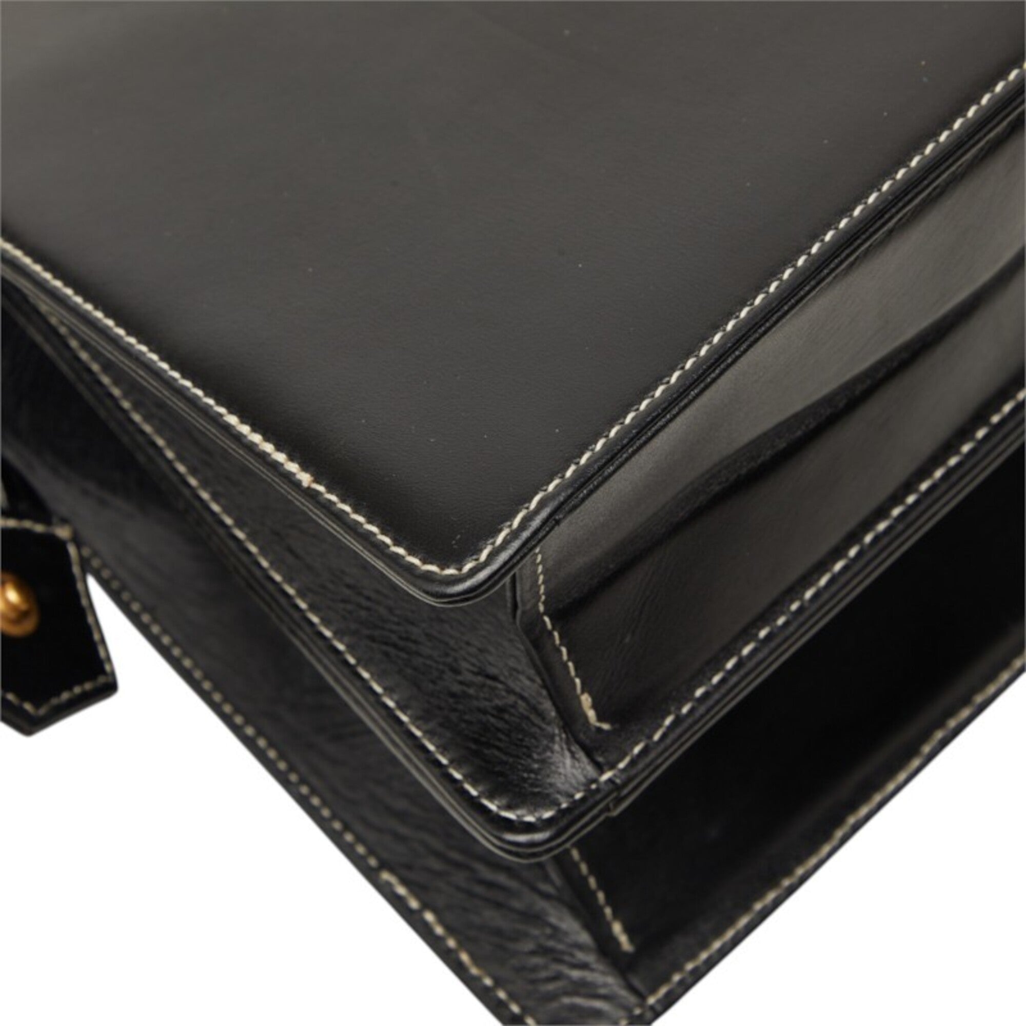 Christian Dior Black Leather Handbag (Pre-Owned)