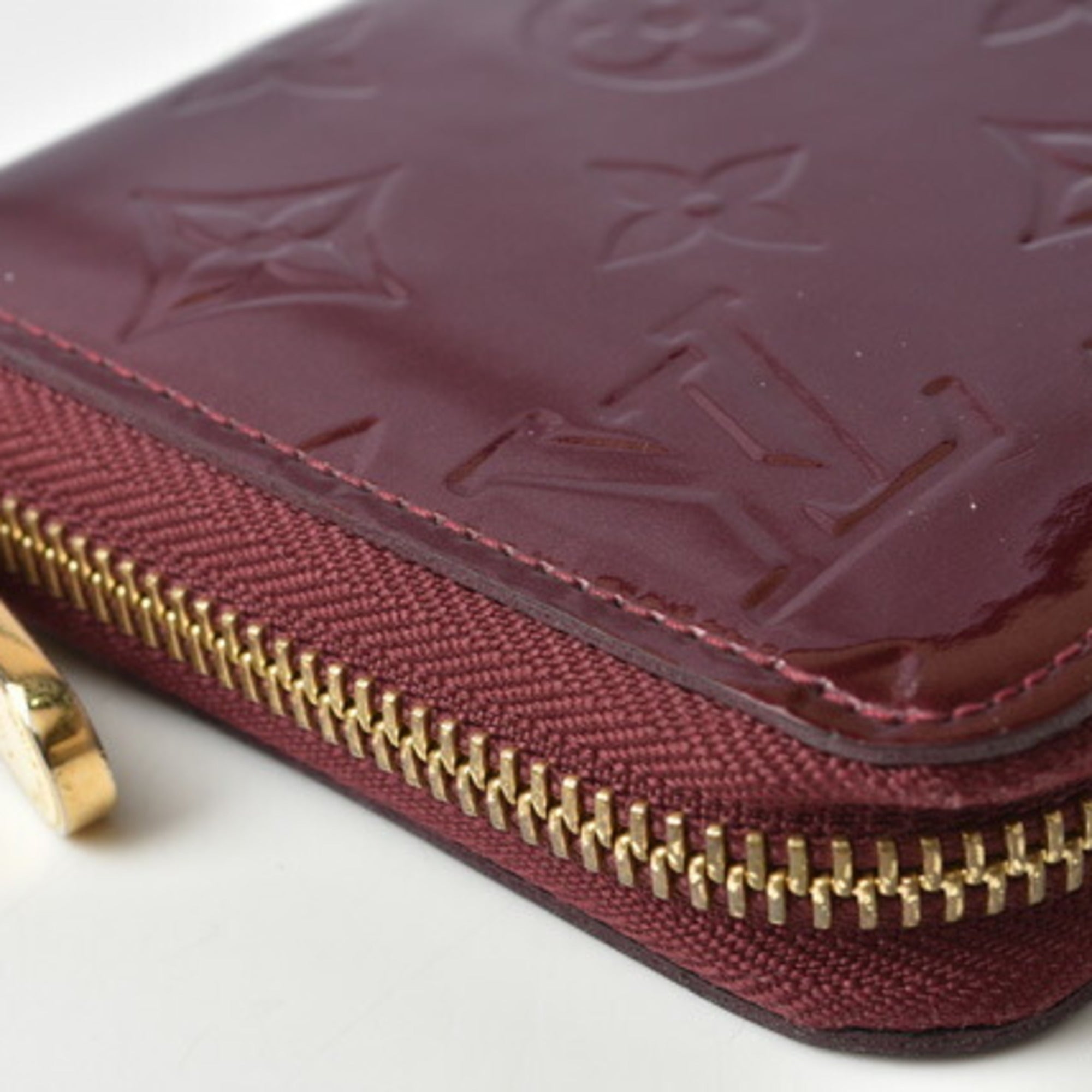 Louis Vuitton Vernis Rouge Fauviste Vernis Long Wallet (Bi-Fold) (Pre-Owned)
