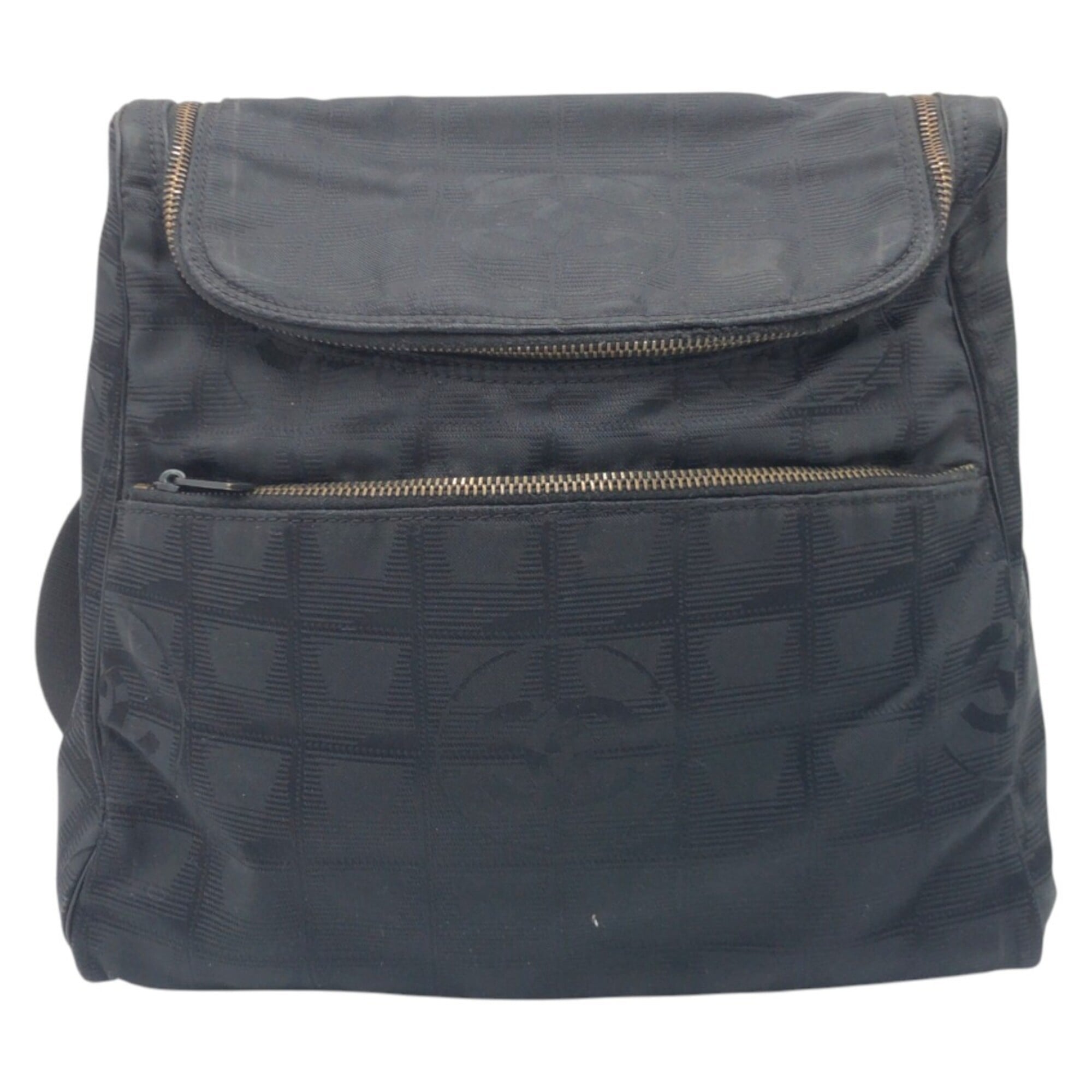 Chanel Black Nylon Backpack (Pre-Owned)