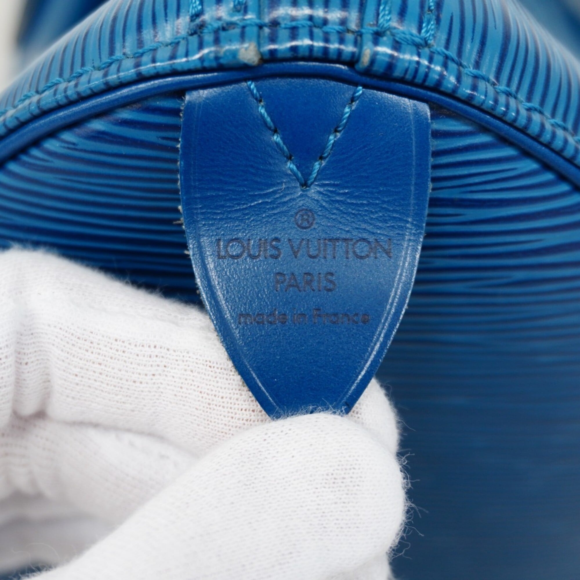 Louis Vuitton Toledo Blue Handbag (Pre-Owned)
