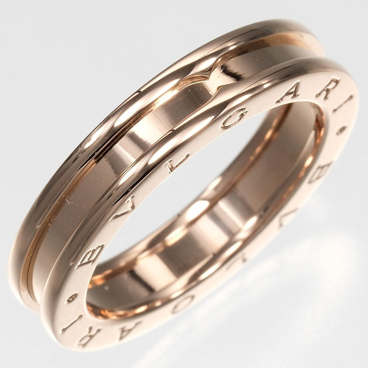 Bvlgari B.Zero1 Pink Gold (18K) Band Ring (Pre-Owned)