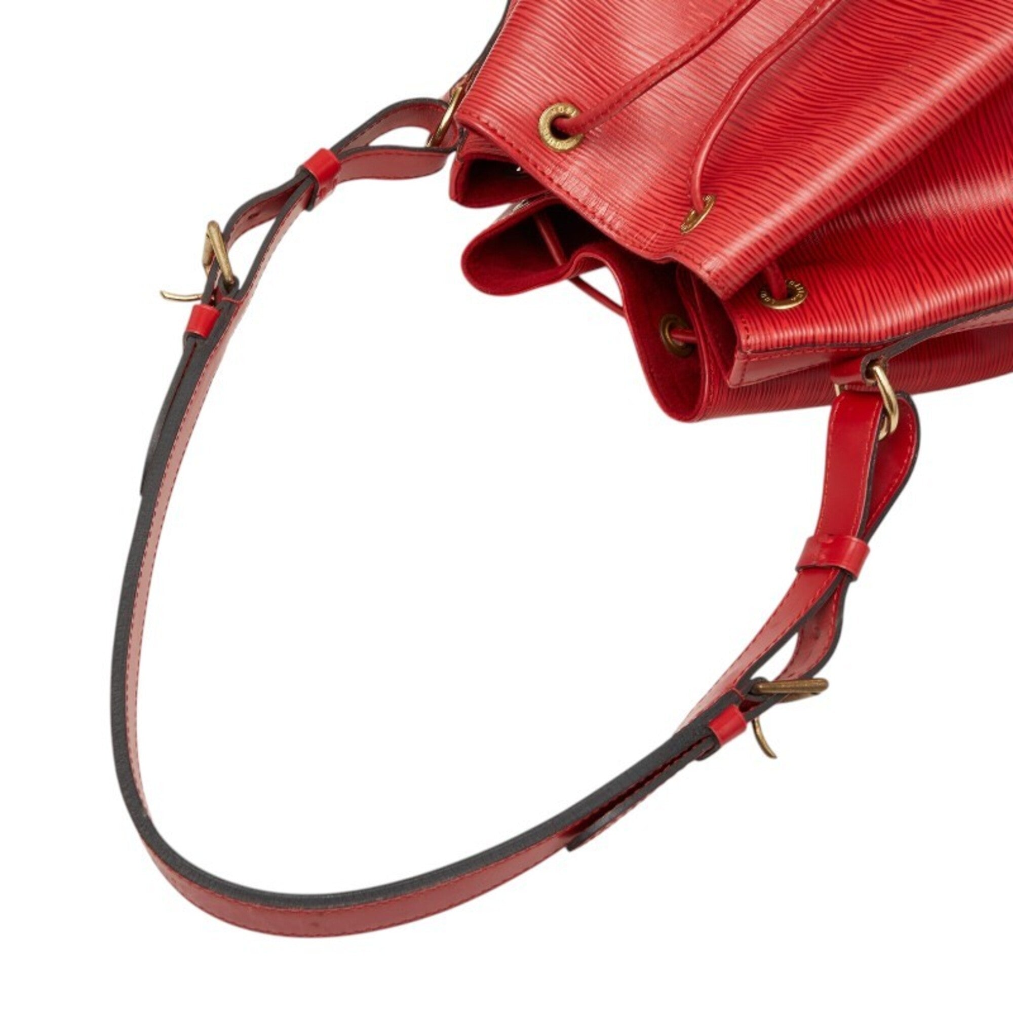 Louis Vuitton Castilian Red Leather Shoulder Bag (Pre-Owned)