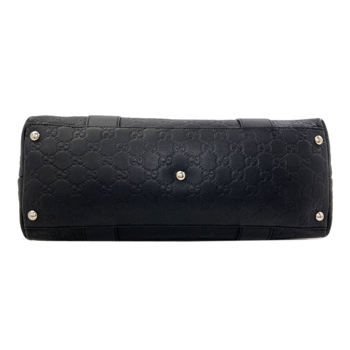 Gucci Black Leather Tote Bag (Pre-Owned)