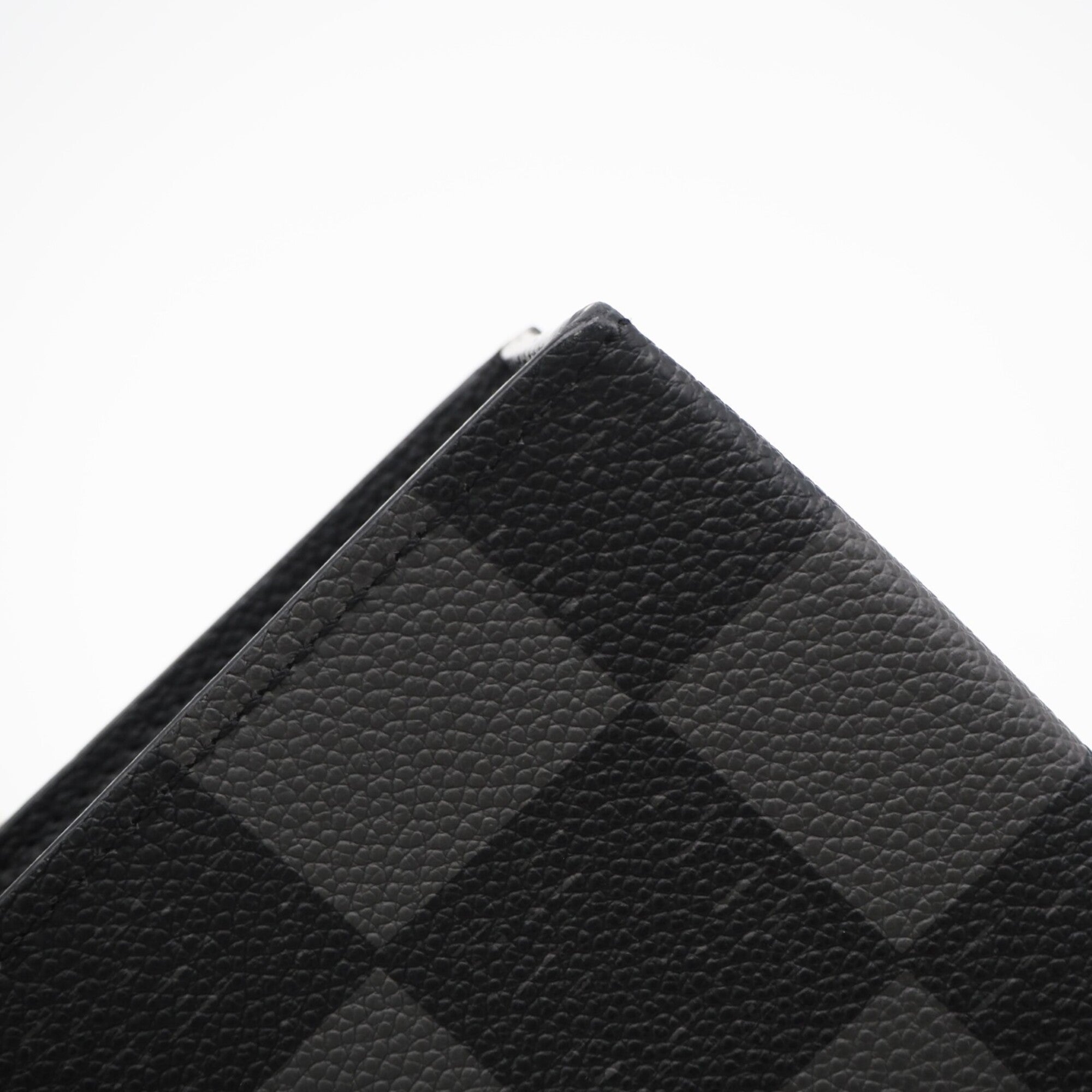 Louis Vuitton Black Damier Canvas Gray Coated Canvas Handbag (Pre-Owned)
