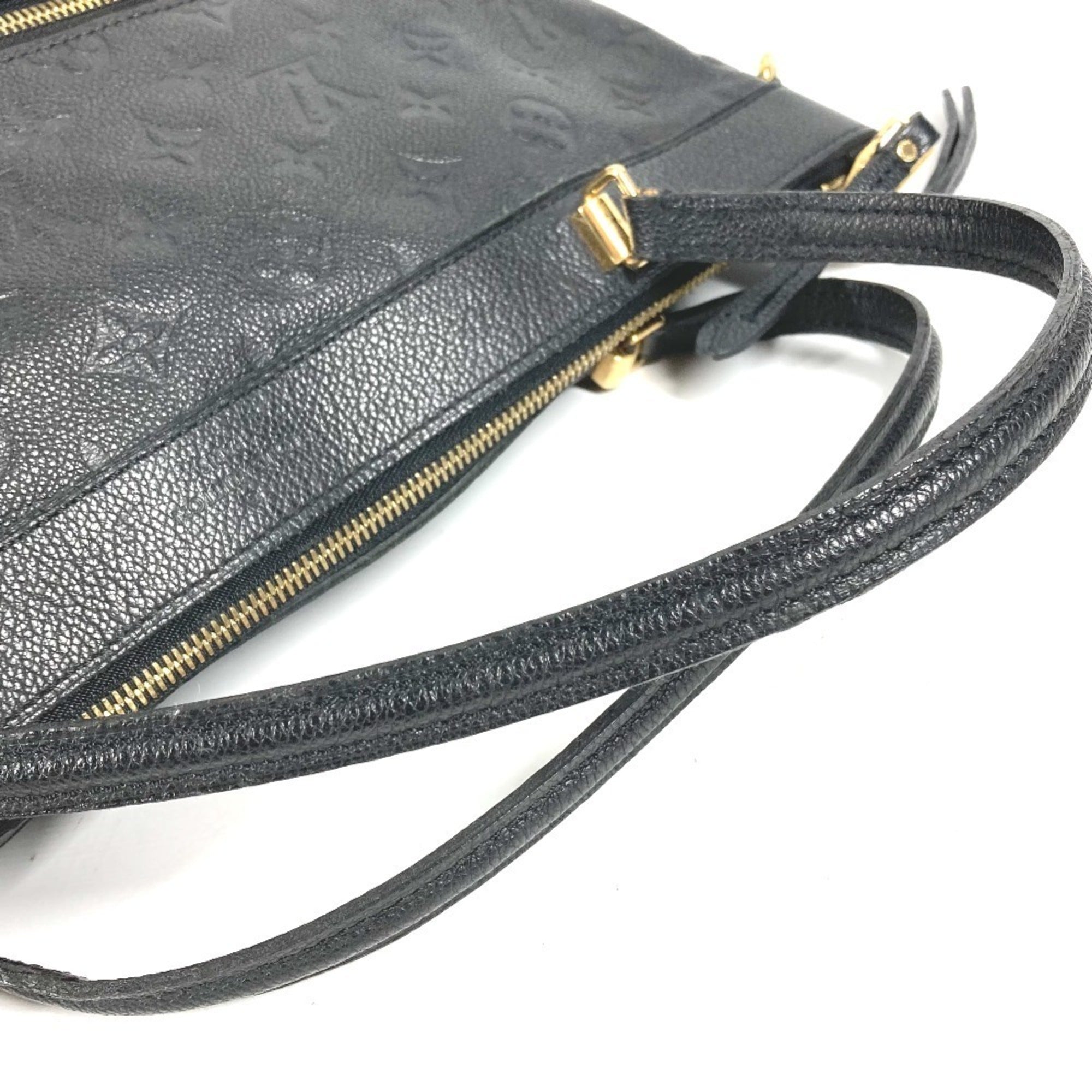 Louis Vuitton Black Noir Monogram Empreinte Handbag Shoulder Bag Tote Bag (Pre-Owned)
