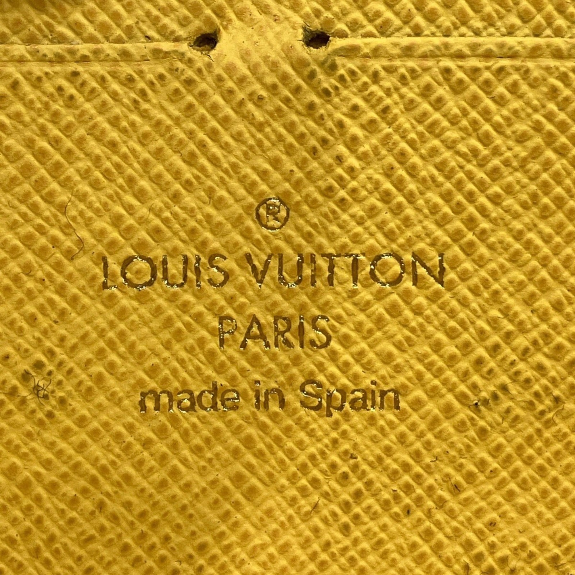 Louis Vuitton White Pvc Long Wallet (Bi-Fold) (Pre-Owned)