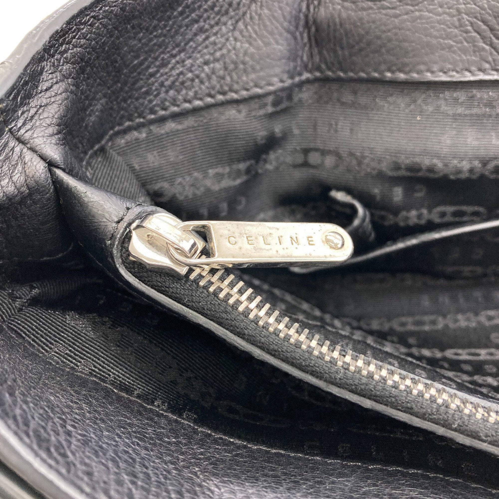 Celine Boogie Black Leather Handbag (Pre-Owned)