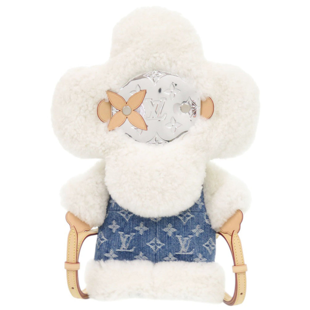Louis Vuitton Blue White Monogram Denim Backpack (Pre-Owned)