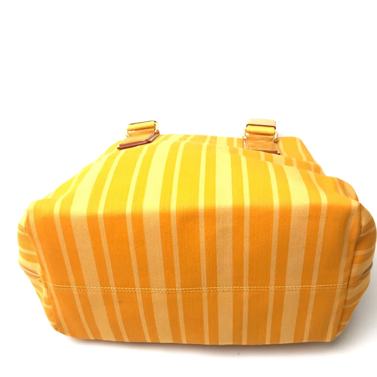 Louis Vuitton Yellow Cloth Tote Bag (Pre-Owned)