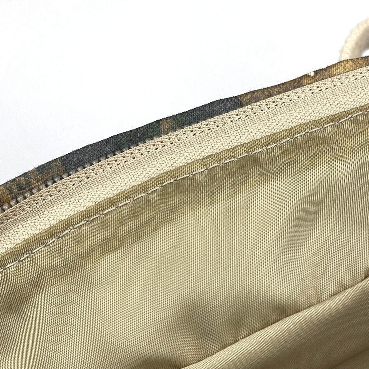 Gucci Beige Multi-Color Nylon Leather Backpack (Pre-Owned)