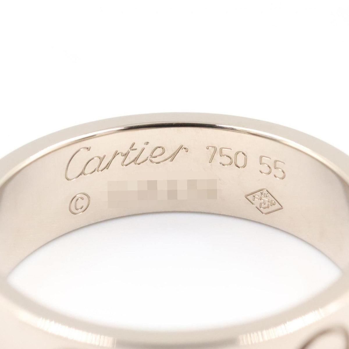 Cartier Silver White Gold (18K) Band Ring (Pre-Owned)
