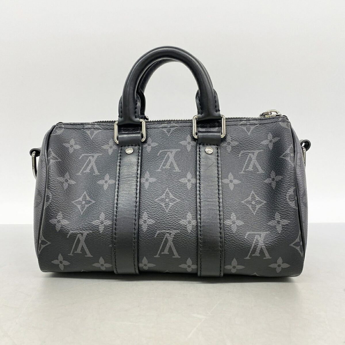 Louis Vuitton Black Gray Handbag (Pre-Owned)