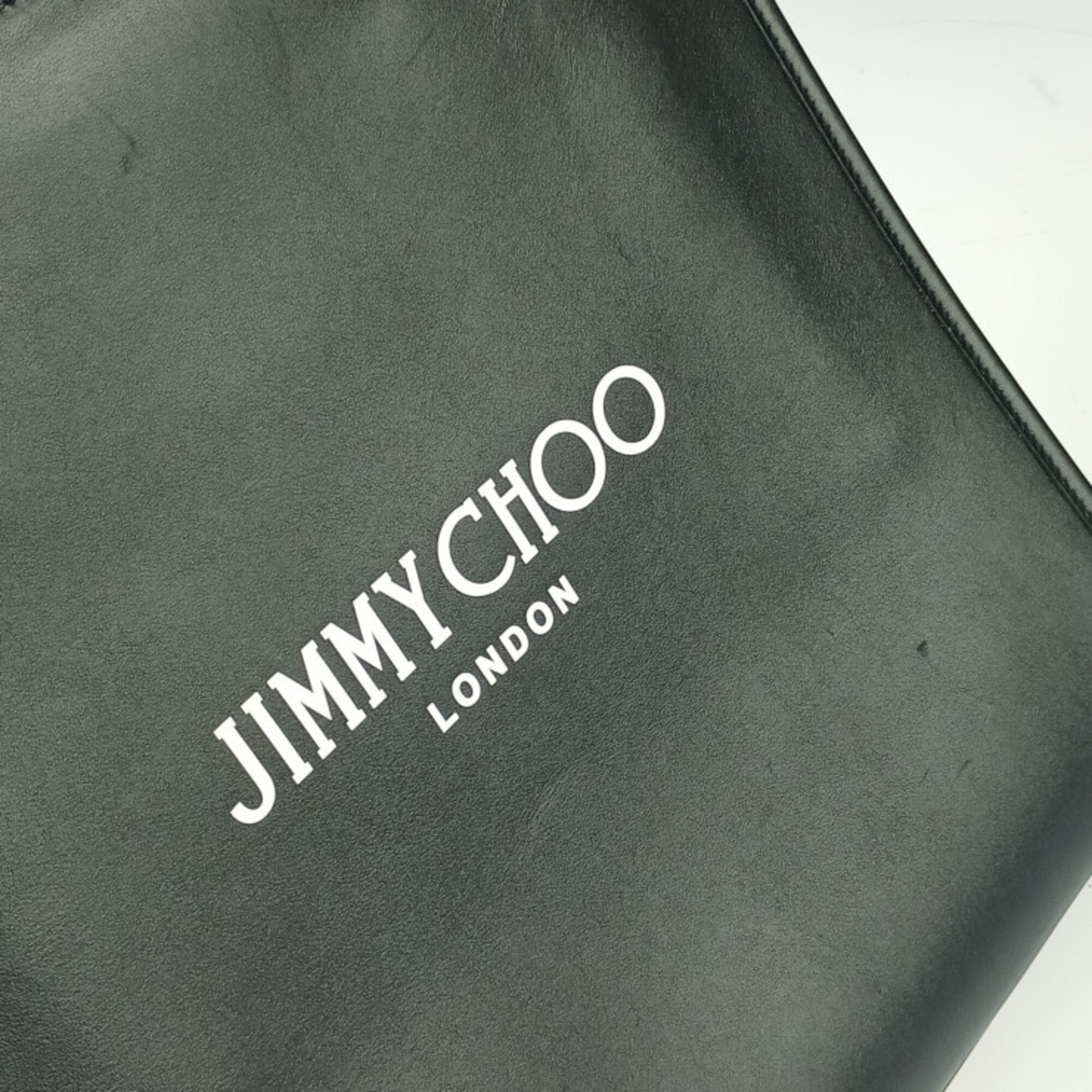Jimmy Choo Black Leather Tote Bag (Pre-Owned)