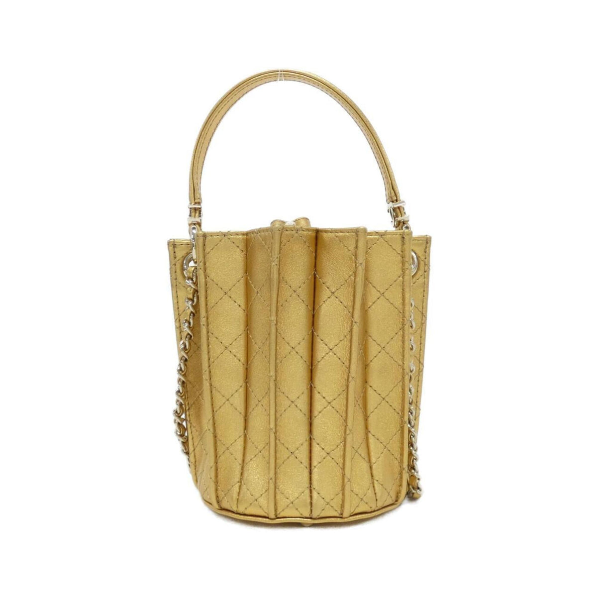 Chanel Gold Handbag (Pre-Owned)
