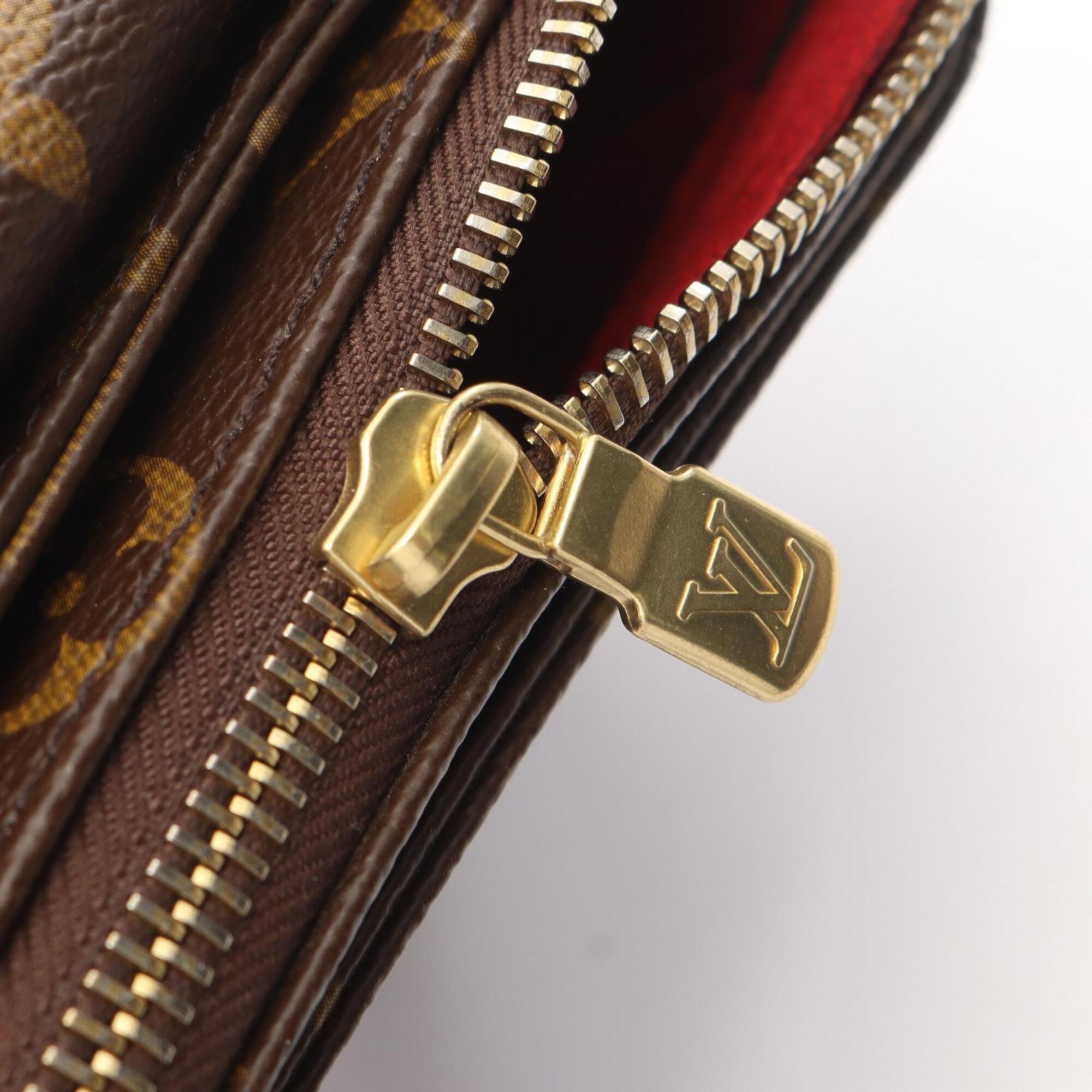 Louis Vuitton Brown Coated Canvas Pvc Leather Monogram Handbag Shoulder Bag (Pre-Owned)