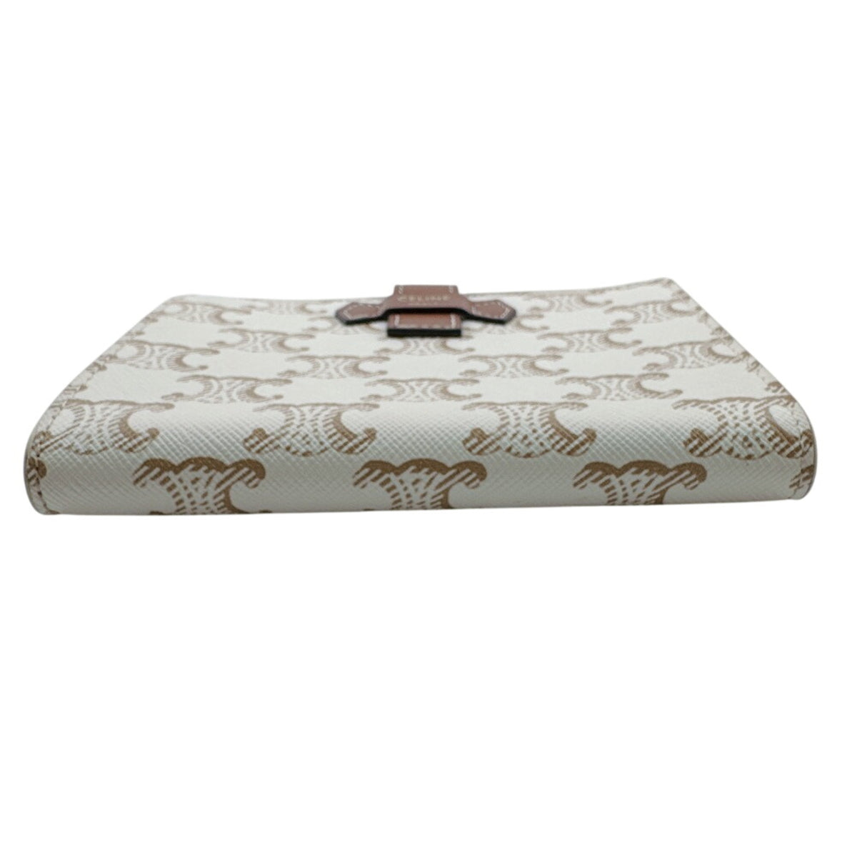 Celine White Leather Wallet (Bi-Fold) (Pre-Owned)