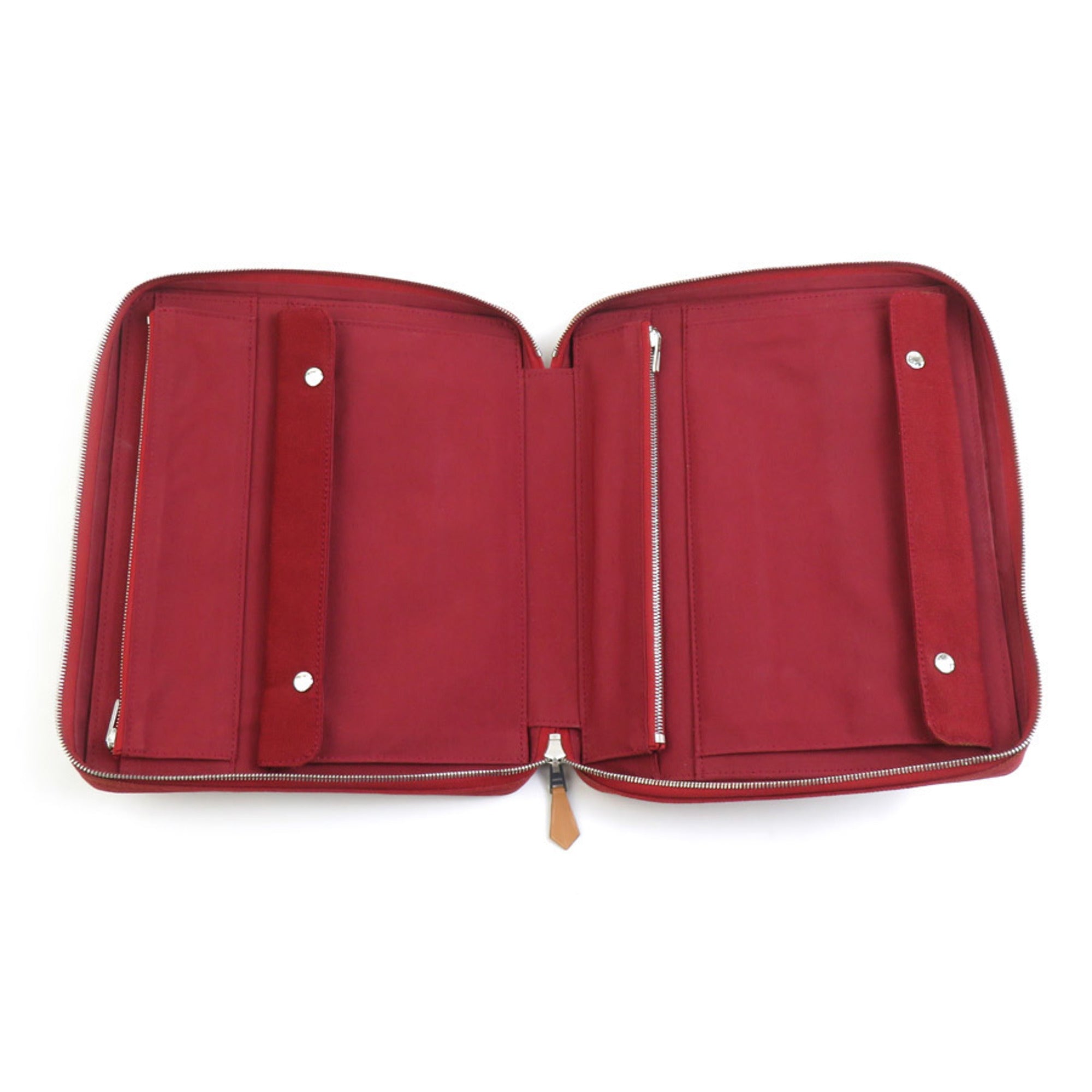 Hermes Brown Cotton Wallet (Bi-Fold) (Pre-Owned)