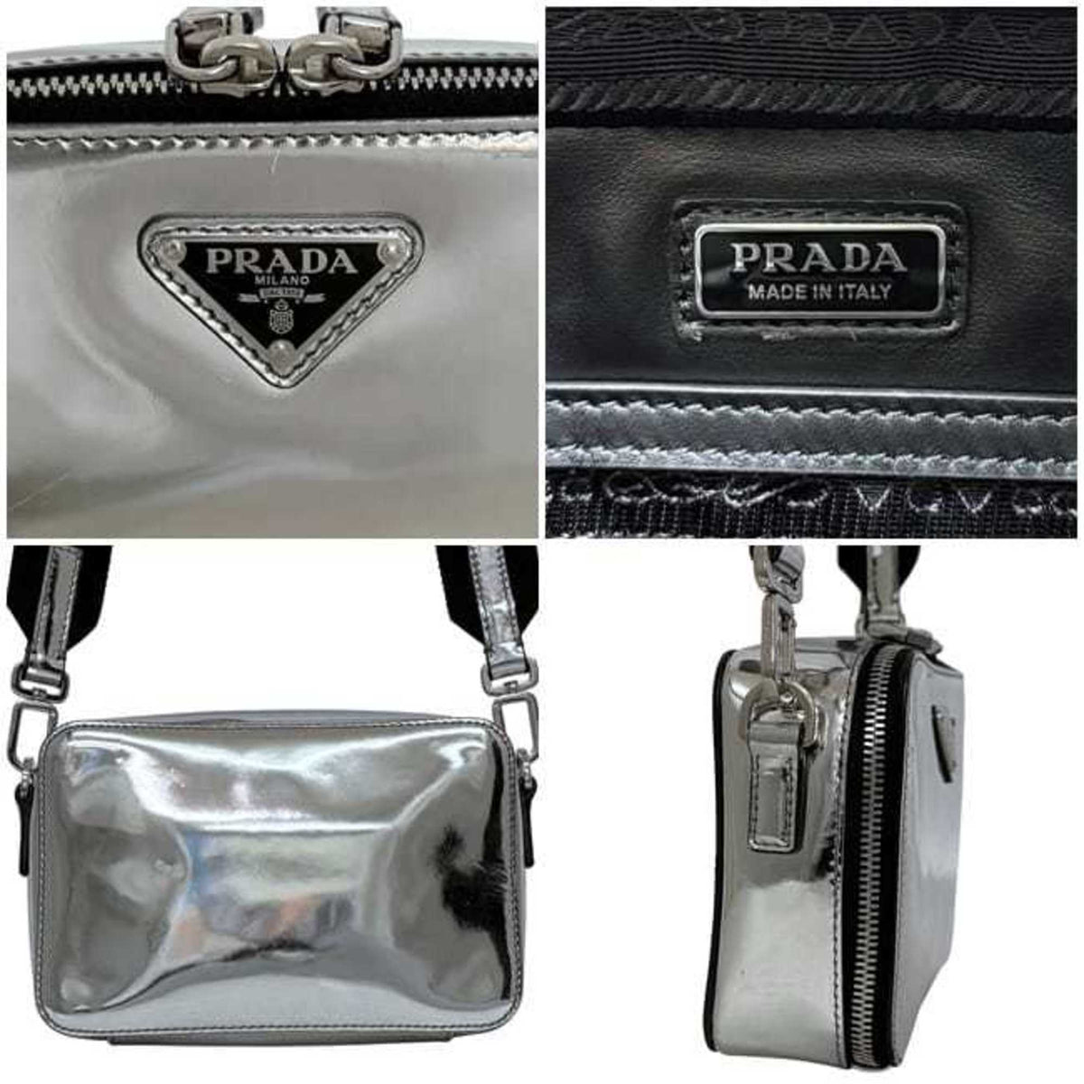 Prada Black Leather Shoulder Bag (Pre-Owned)