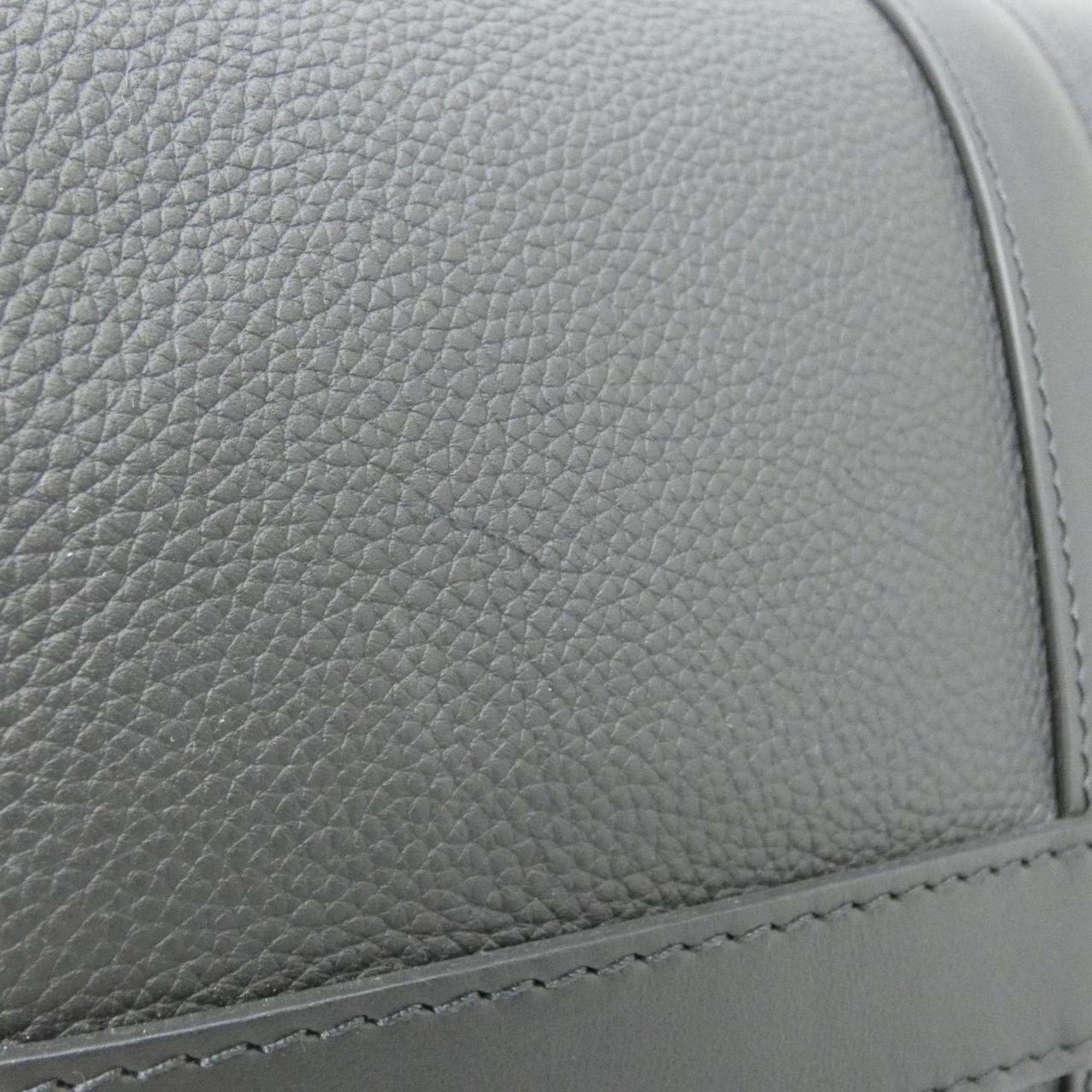 Louis Vuitton Black Leather Boston Bag (Pre-Owned)