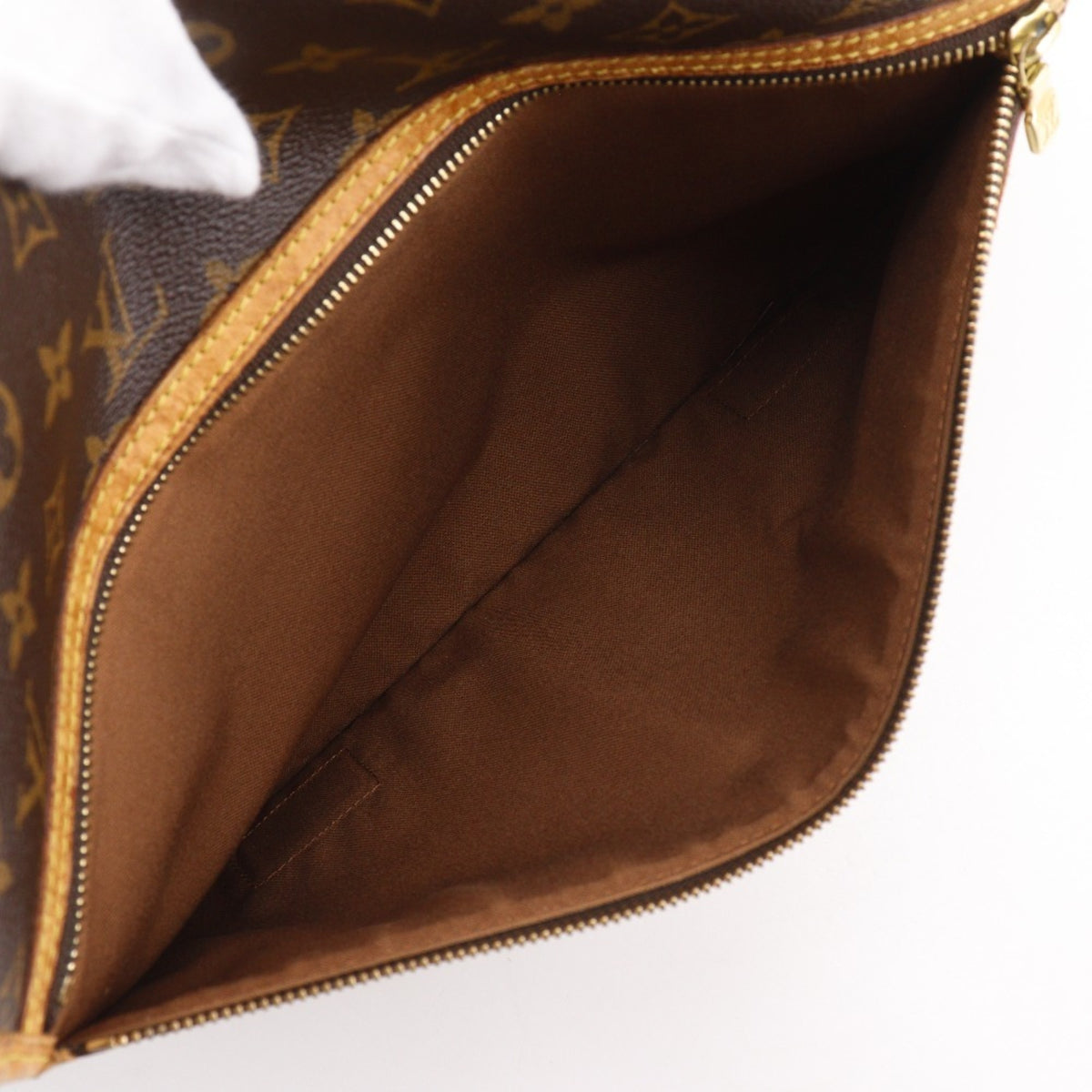 Louis Vuitton Brown Monogram Messenger Bag Shoulder Bag (Pre-Owned)