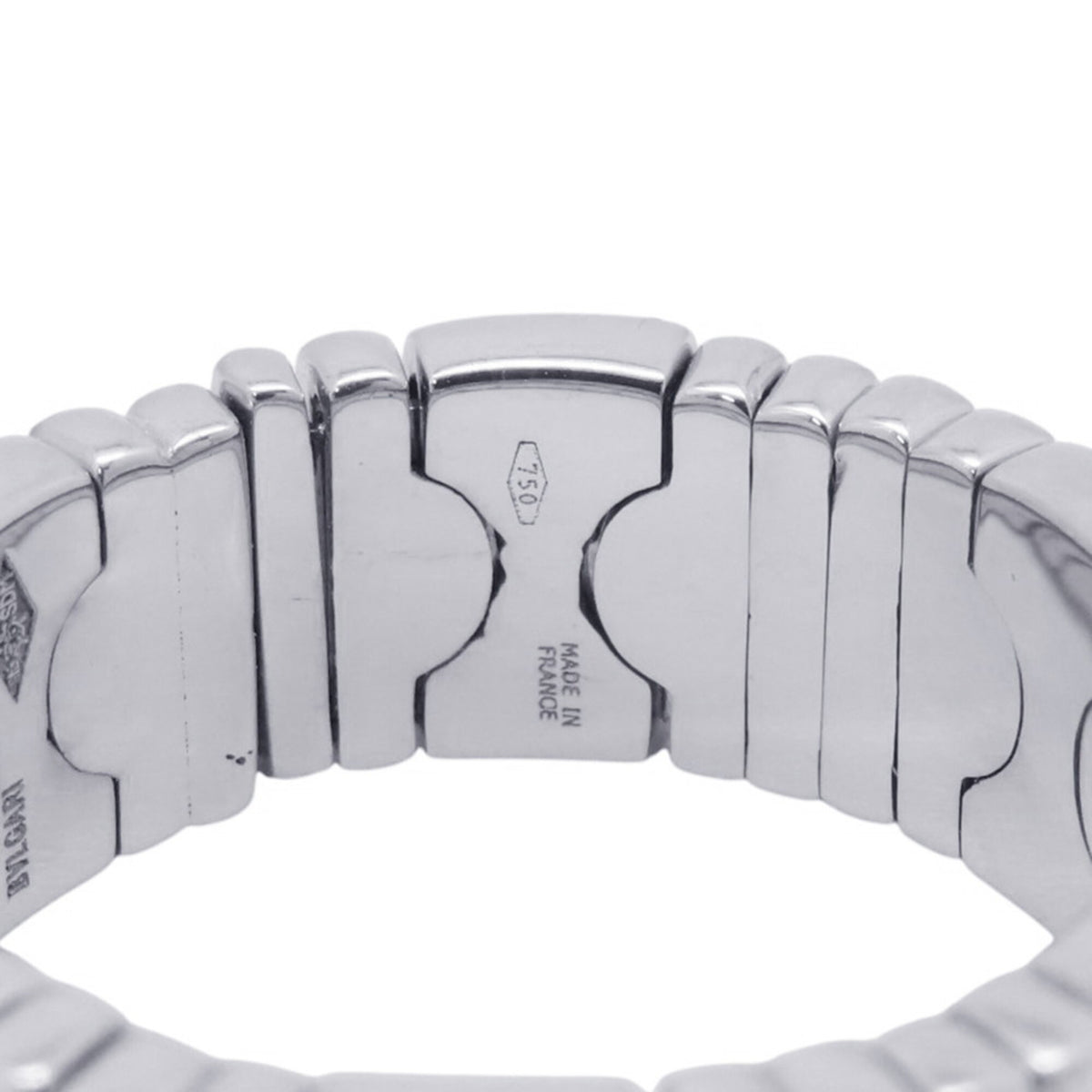 Bvlgari White Gold (18K) Band Ring (Pre-Owned)