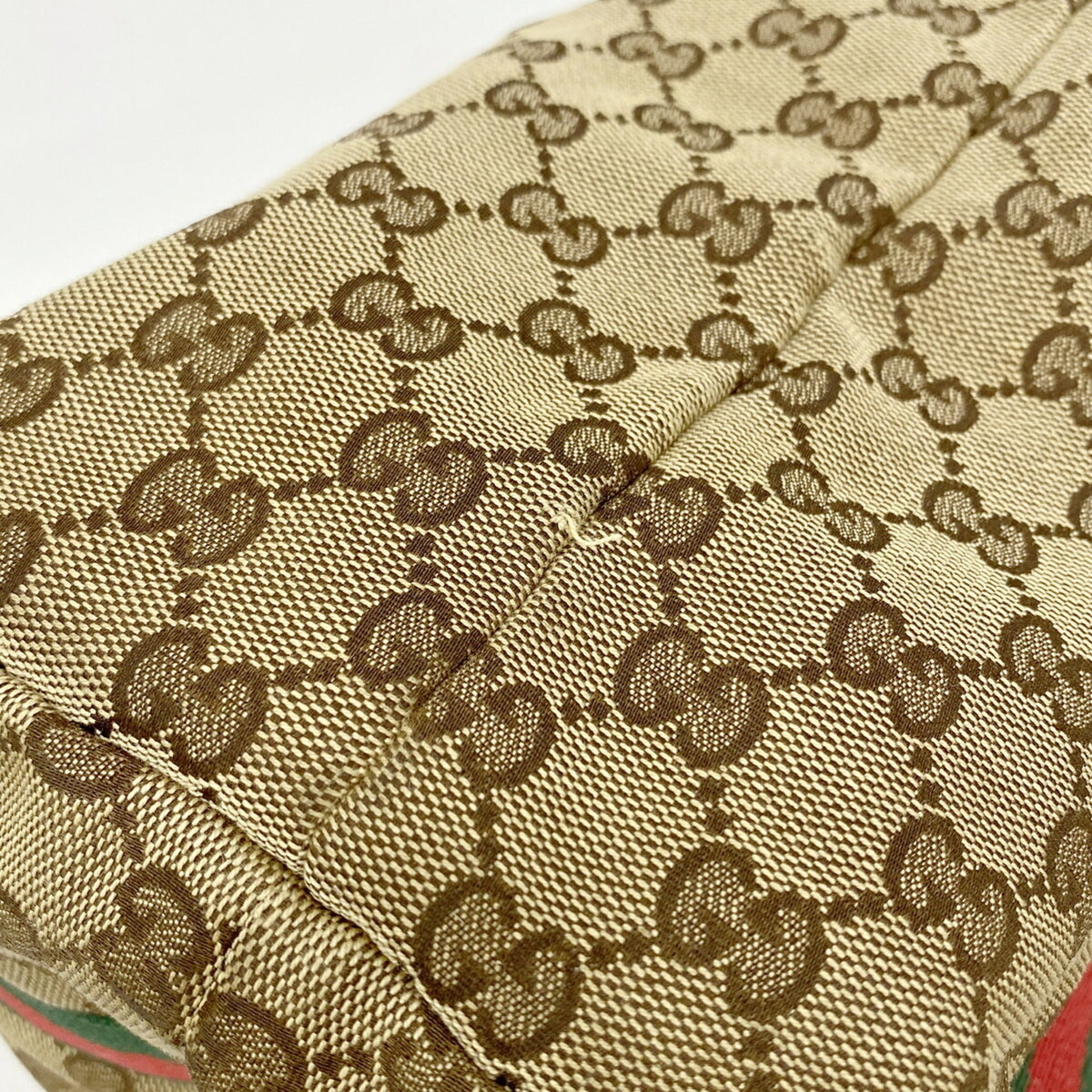 Gucci Brown Canvas Tote Bag (Pre-Owned)