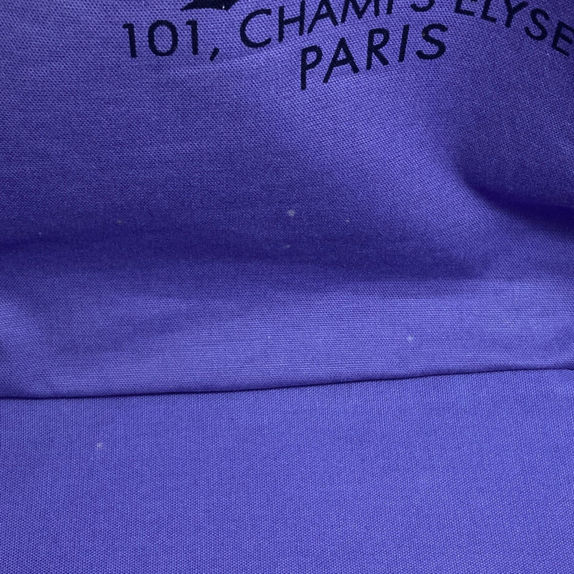 Louis Vuitton Black Purple Canvas Tote Bag (Pre-Owned)