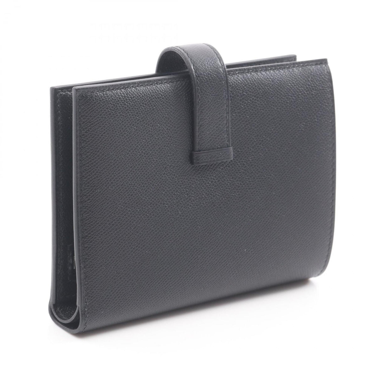 Hermes Black Leather Wallet (Bi-Fold) (Pre-Owned)