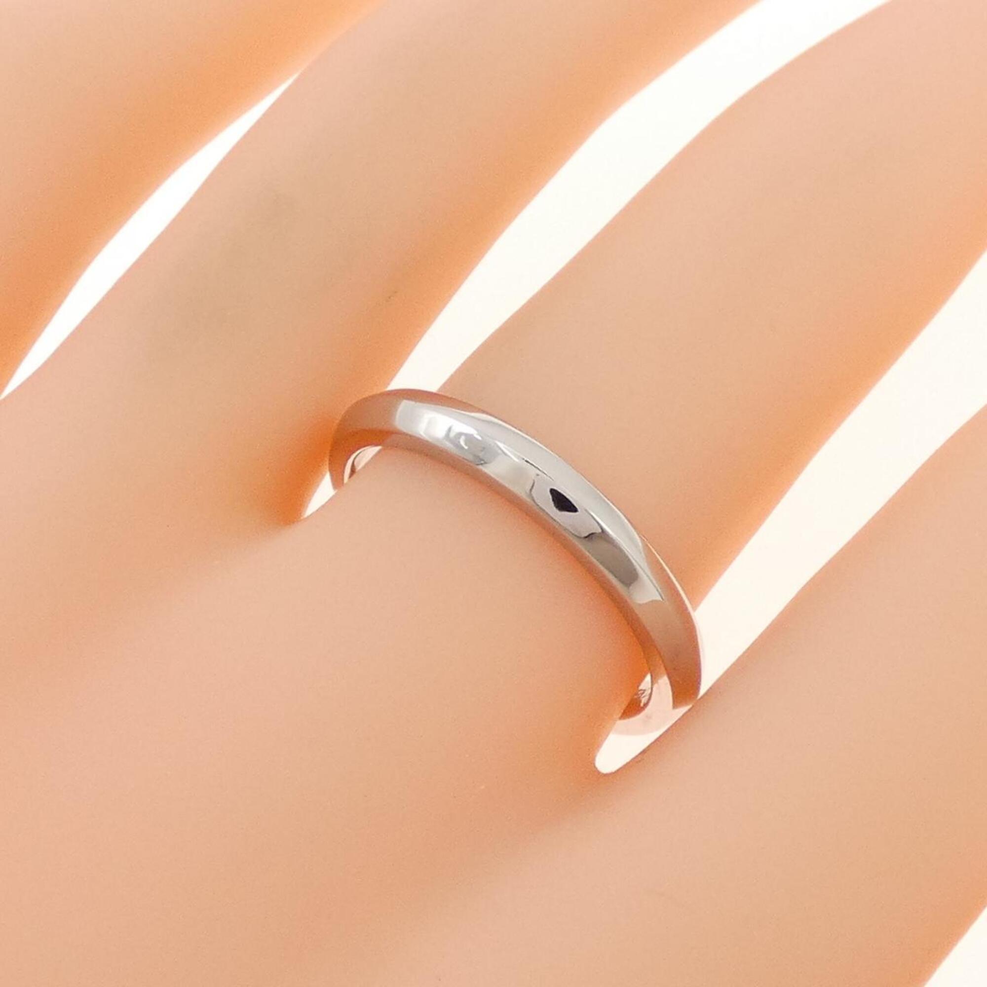 Bvlgari Platinum Platinum 950 Band Ring (Pre-Owned)