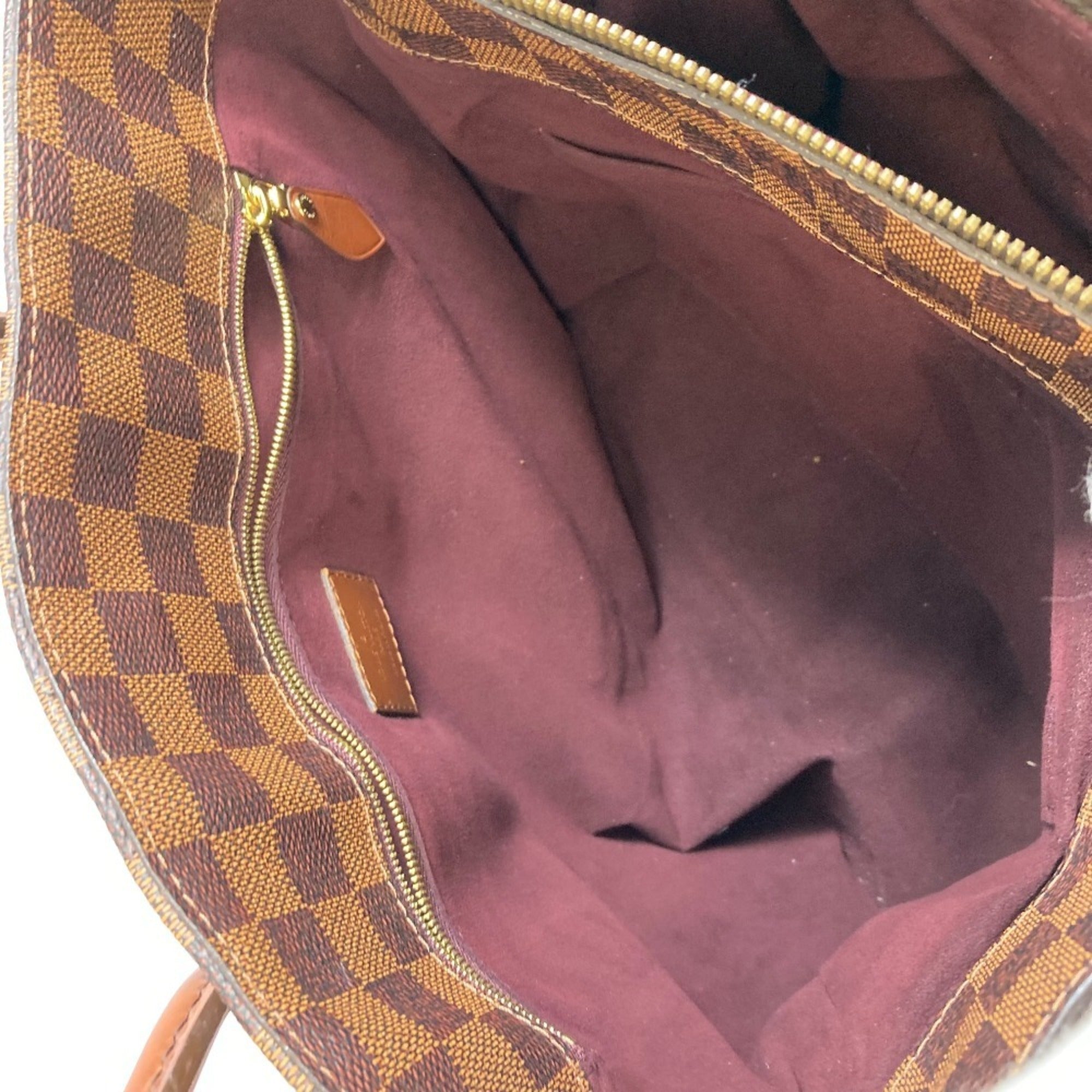 Louis Vuitton Brown Damier Canvas Handbag Tote Bag (Pre-Owned)