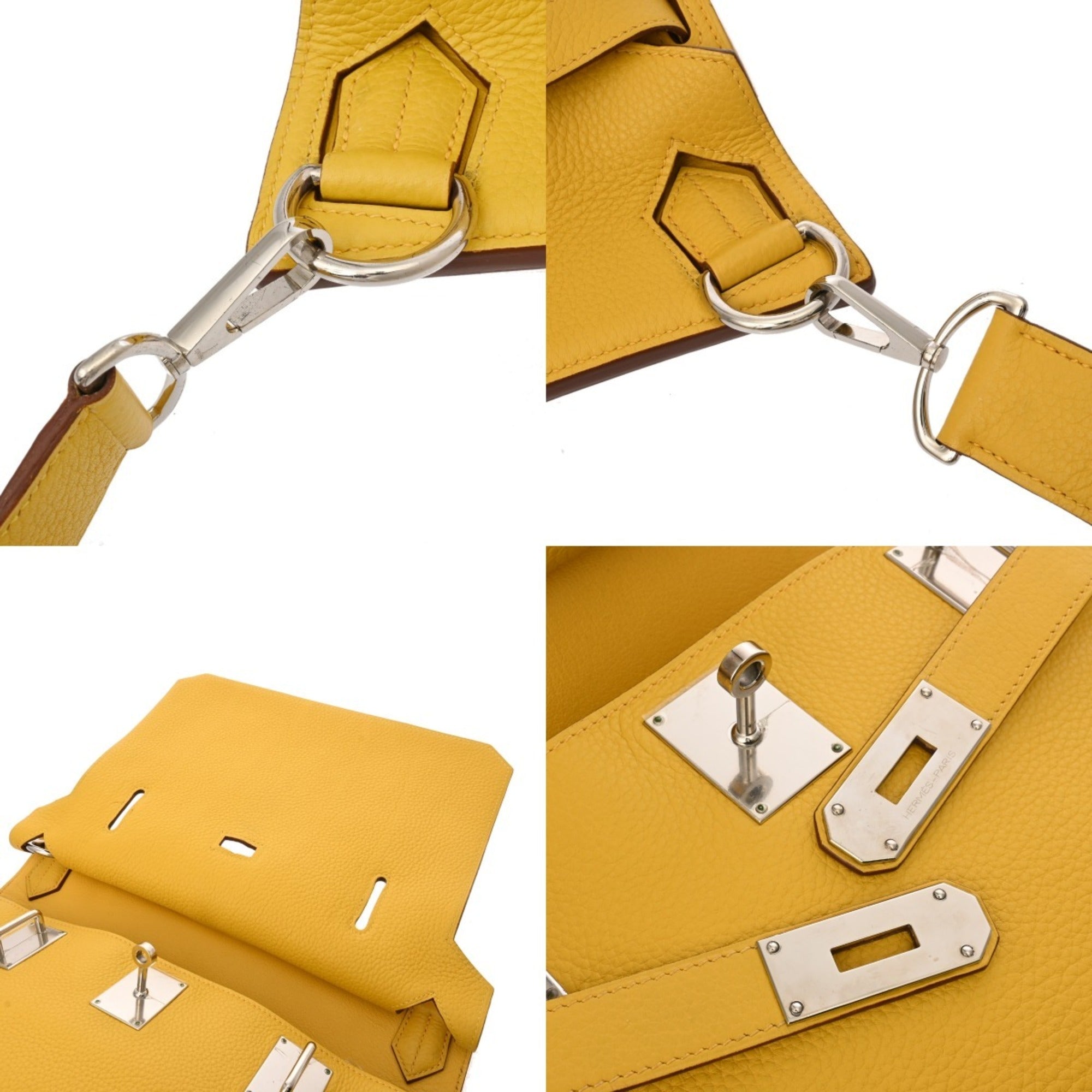 Hermes Sun Taurillon Clemence Leather Shoulder Bag (Pre-Owned)
