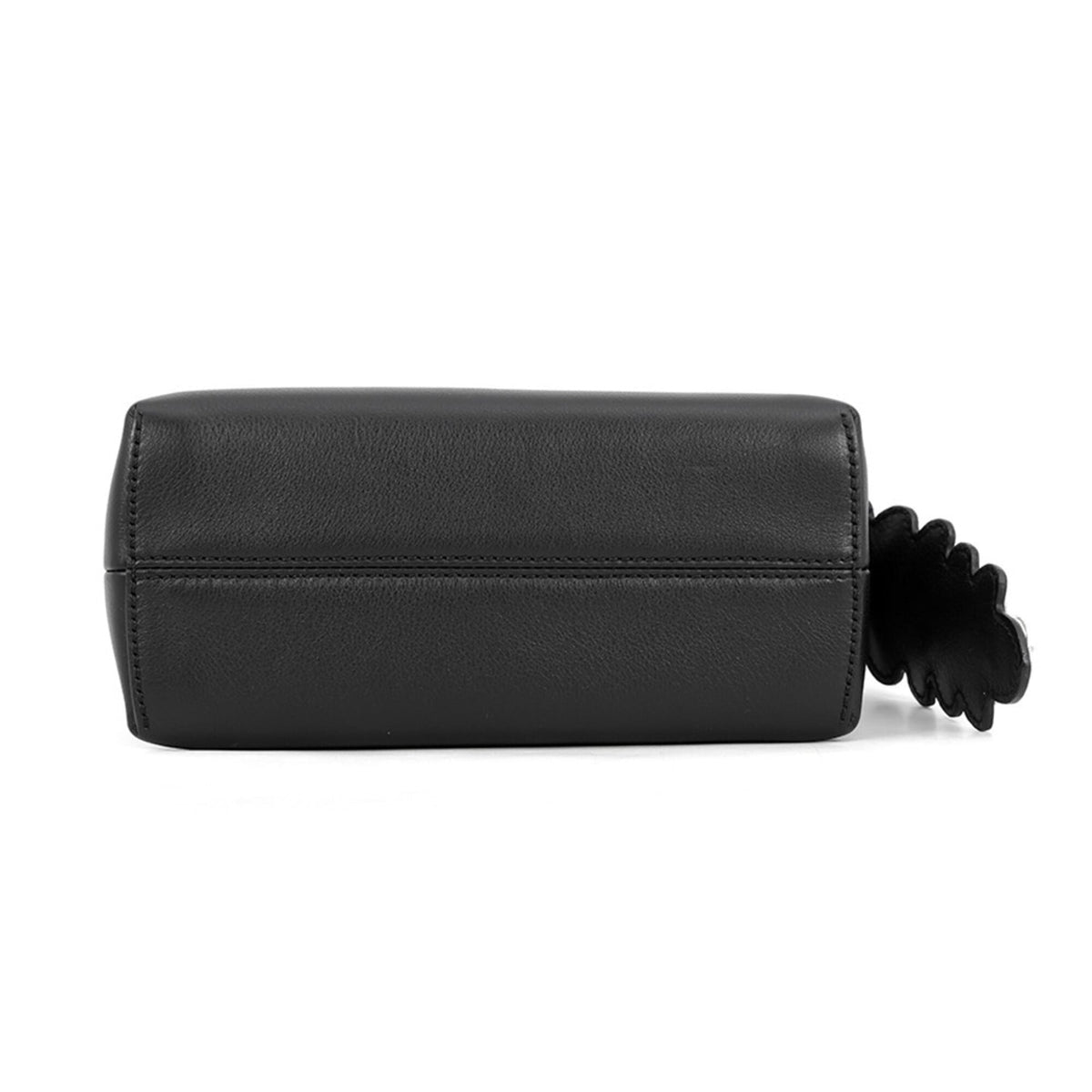 Fendi Black Rhinestone Leather Handbag Shoulder Bag (Pre-Owned)