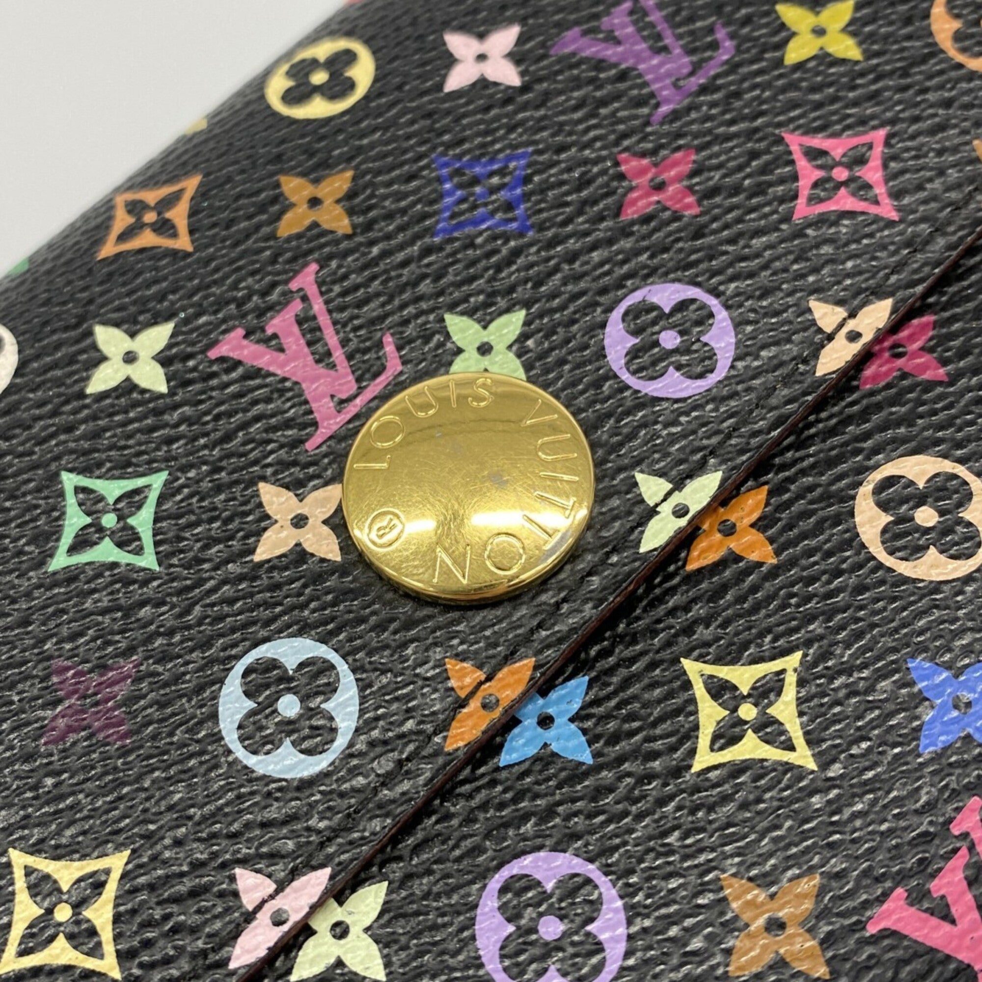 Louis Vuitton Noir Pistache Long Wallet (Bi-Fold) (Pre-Owned)