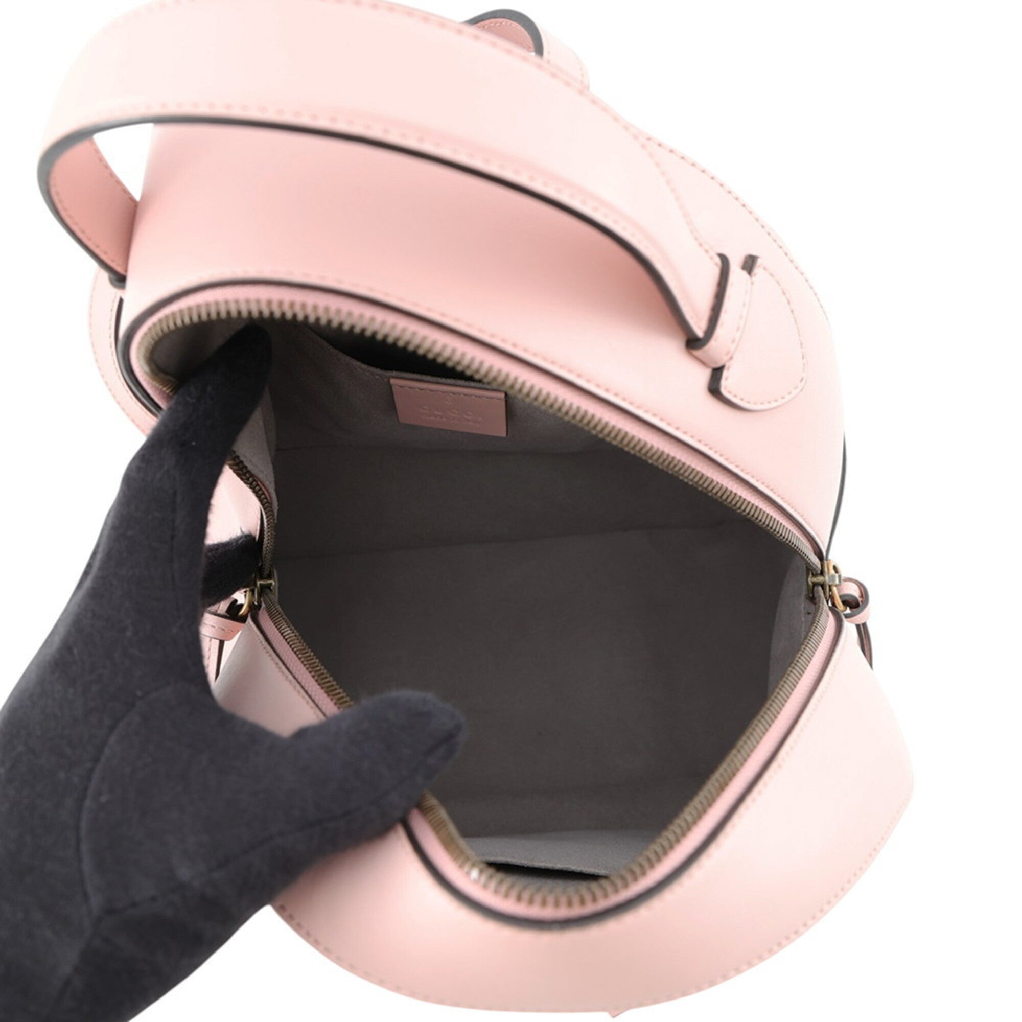Gucci Gg Marmont Pink Leather Backpack (Pre-Owned)
