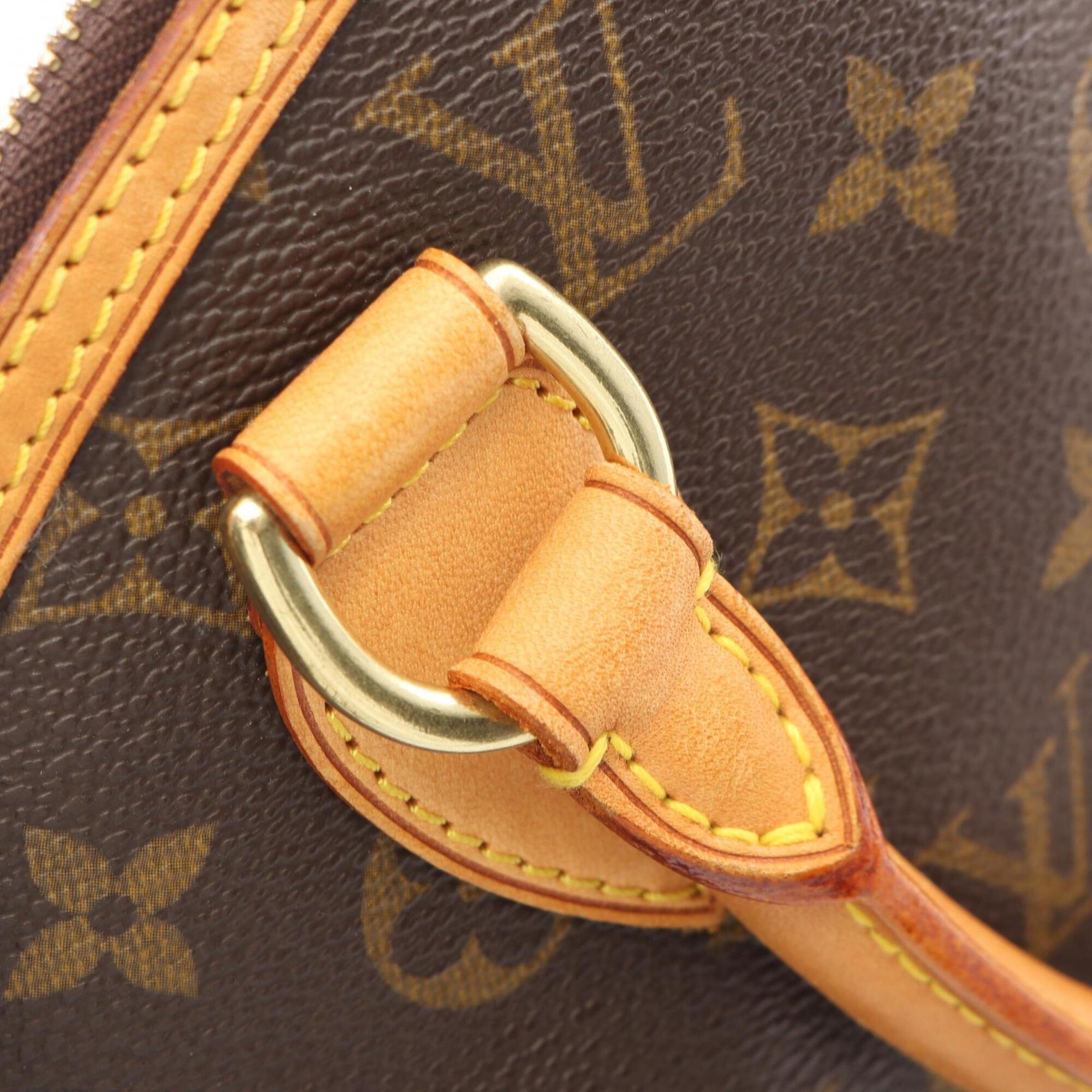 Louis Vuitton Brown Pvc Leather Handbag (Pre-Owned)